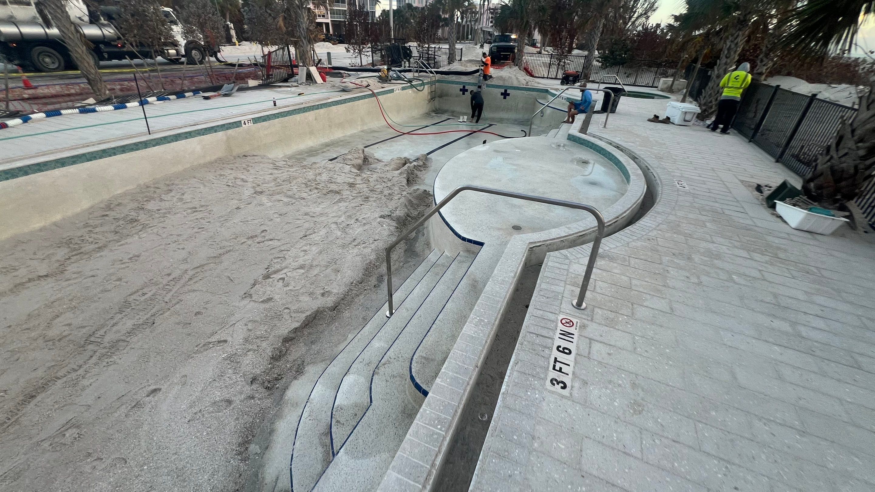 Beachside Community Club Pool Cleanout by APS Power & Water
