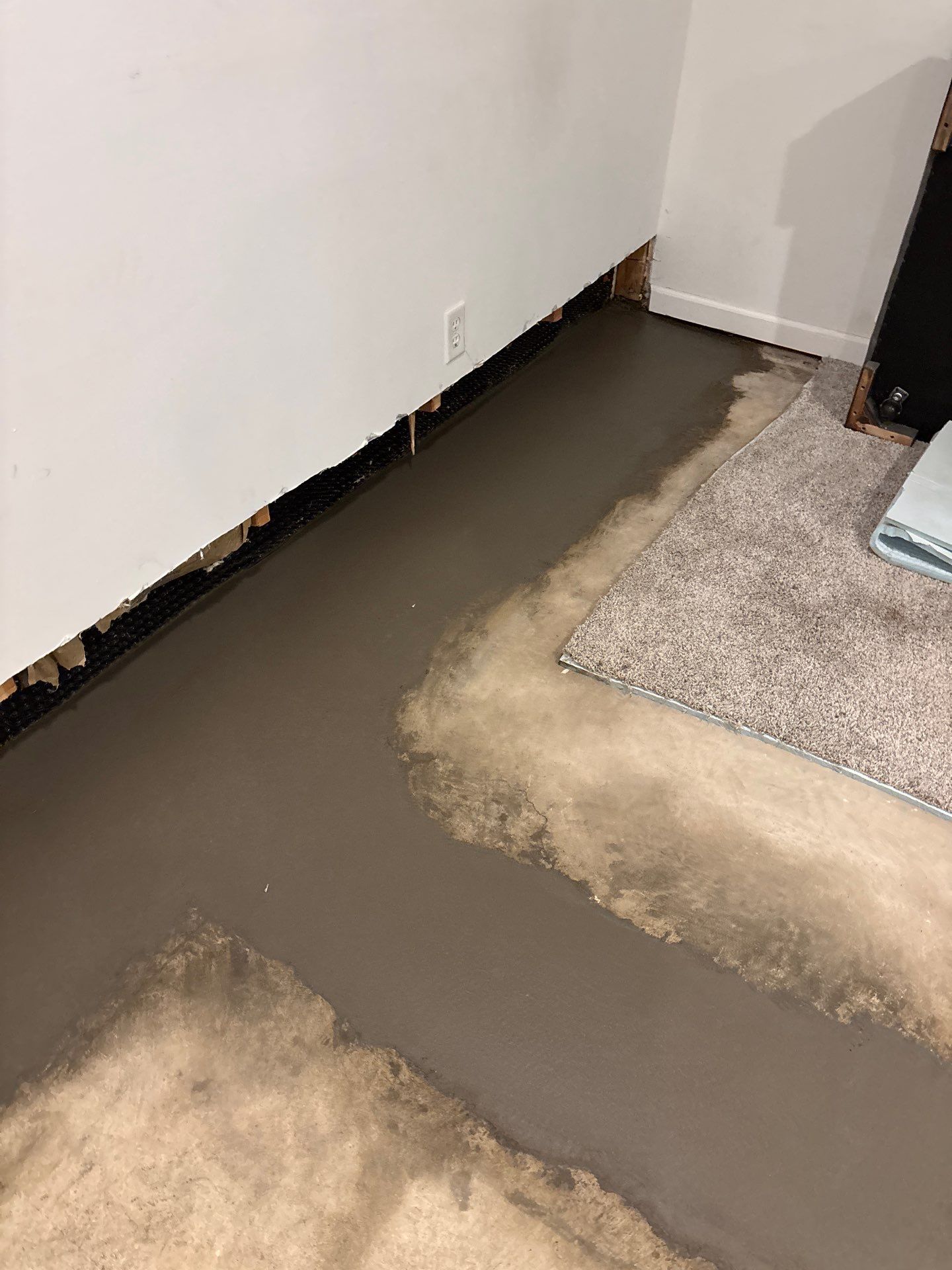 Drain tile & a sump pump for Ruth by Waterproofing Northeast