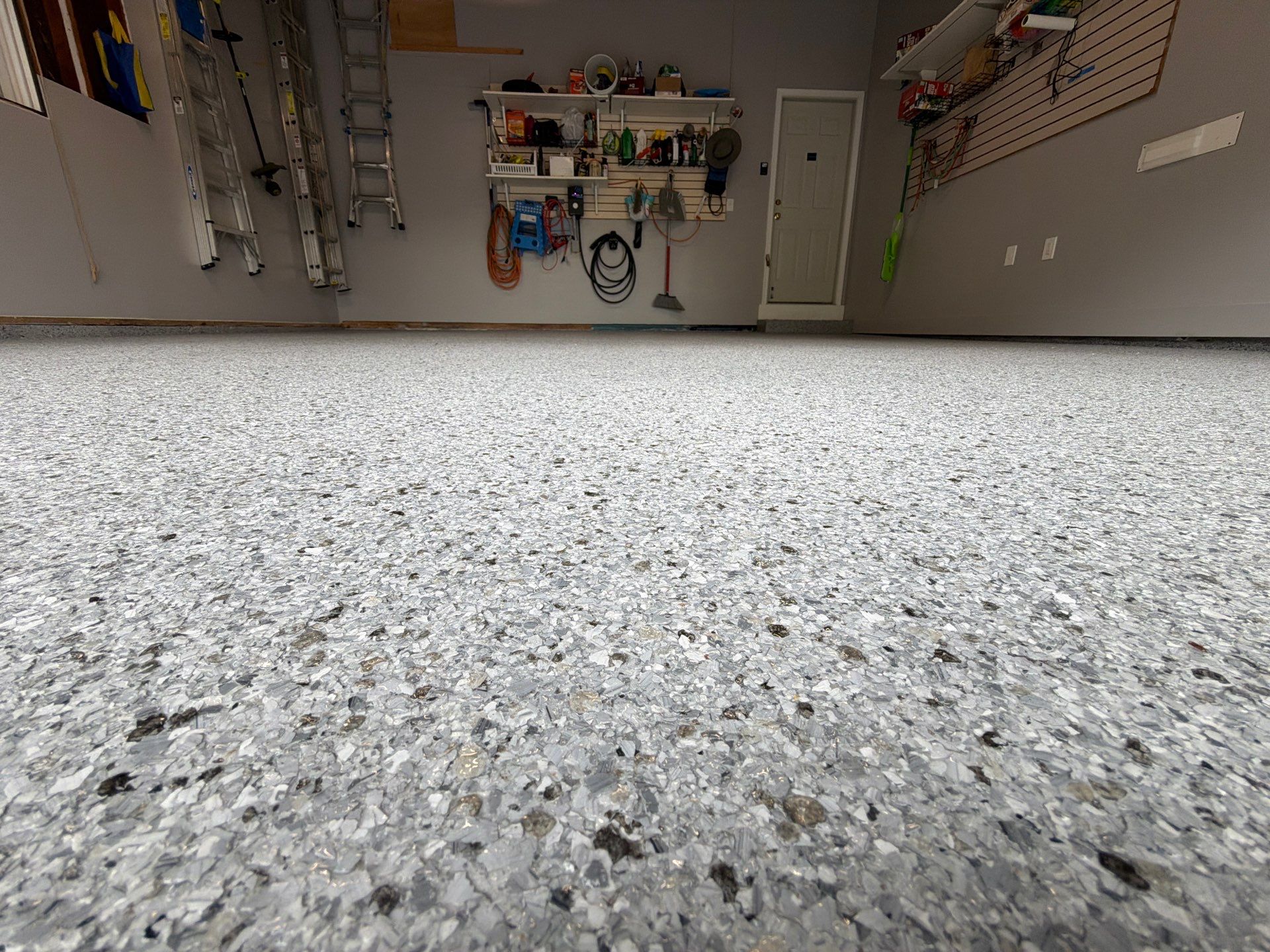 Vintage Silverado Garage Coating by NG Masonry & Construction LLC