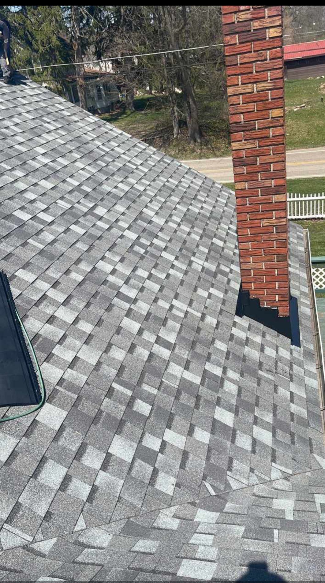 ATLAS PINNACLE COLOR: COASTAL GRANITE DRIP EDGE: BLACK by Eagle Eye Roofing