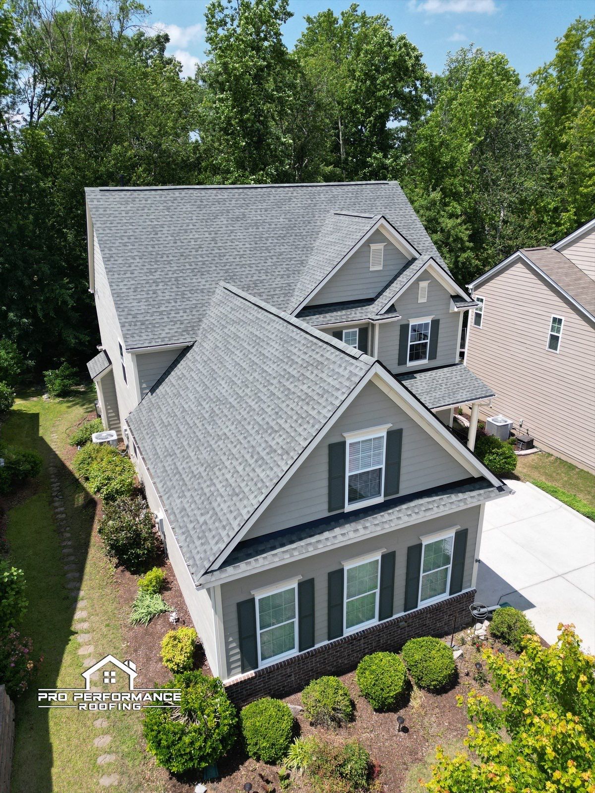 Roof Replacement - GAF Timberline HDZ Slate  by Pro Performance Roofing