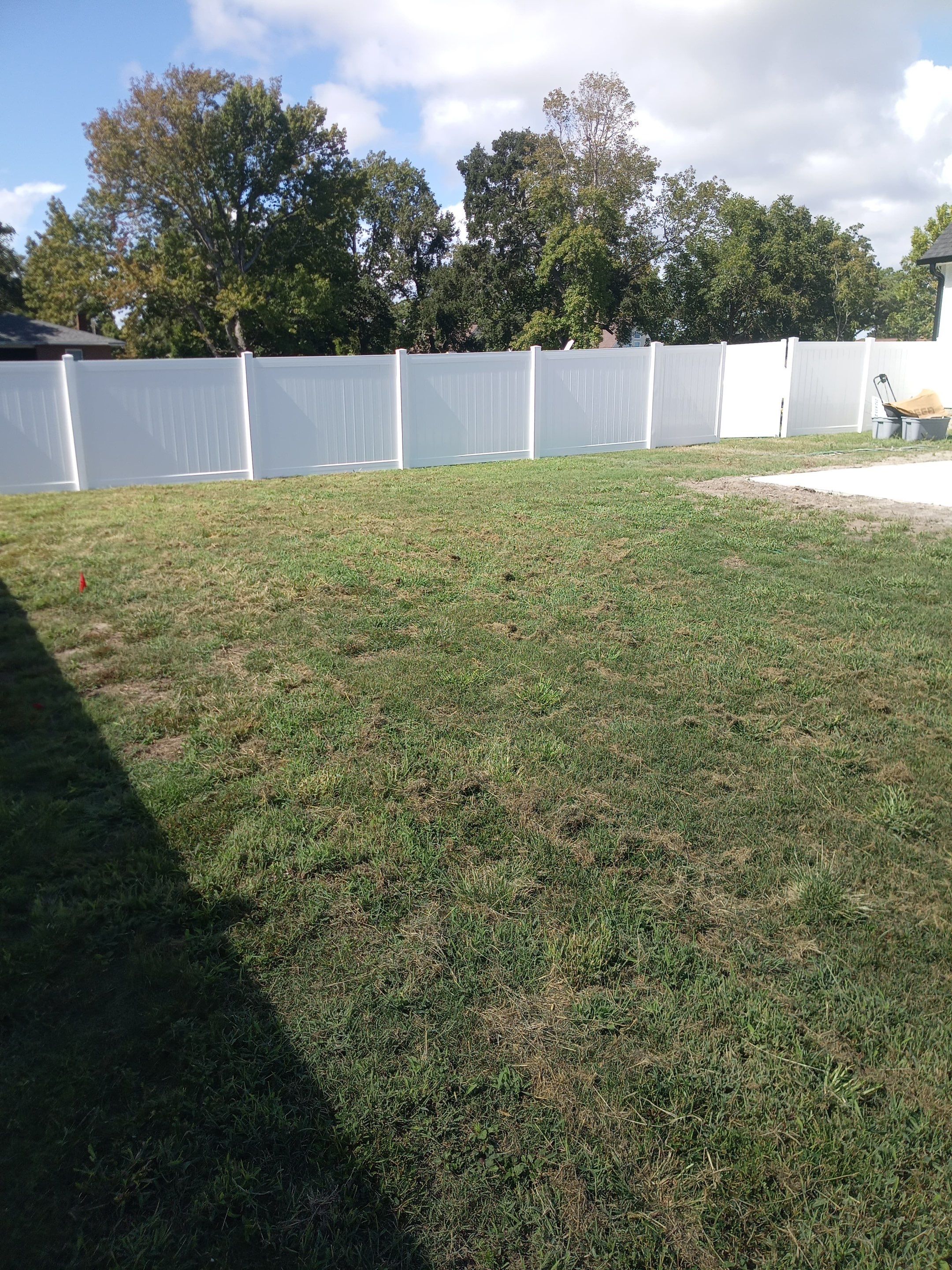 Hamilton Vinyl Privacy Project in Beaufort by Superior Fence and Rail