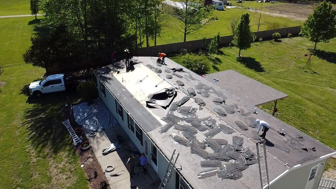 Residential Roofing Installation using Owens Corning Estate Gray Duration by Storm Contracting 