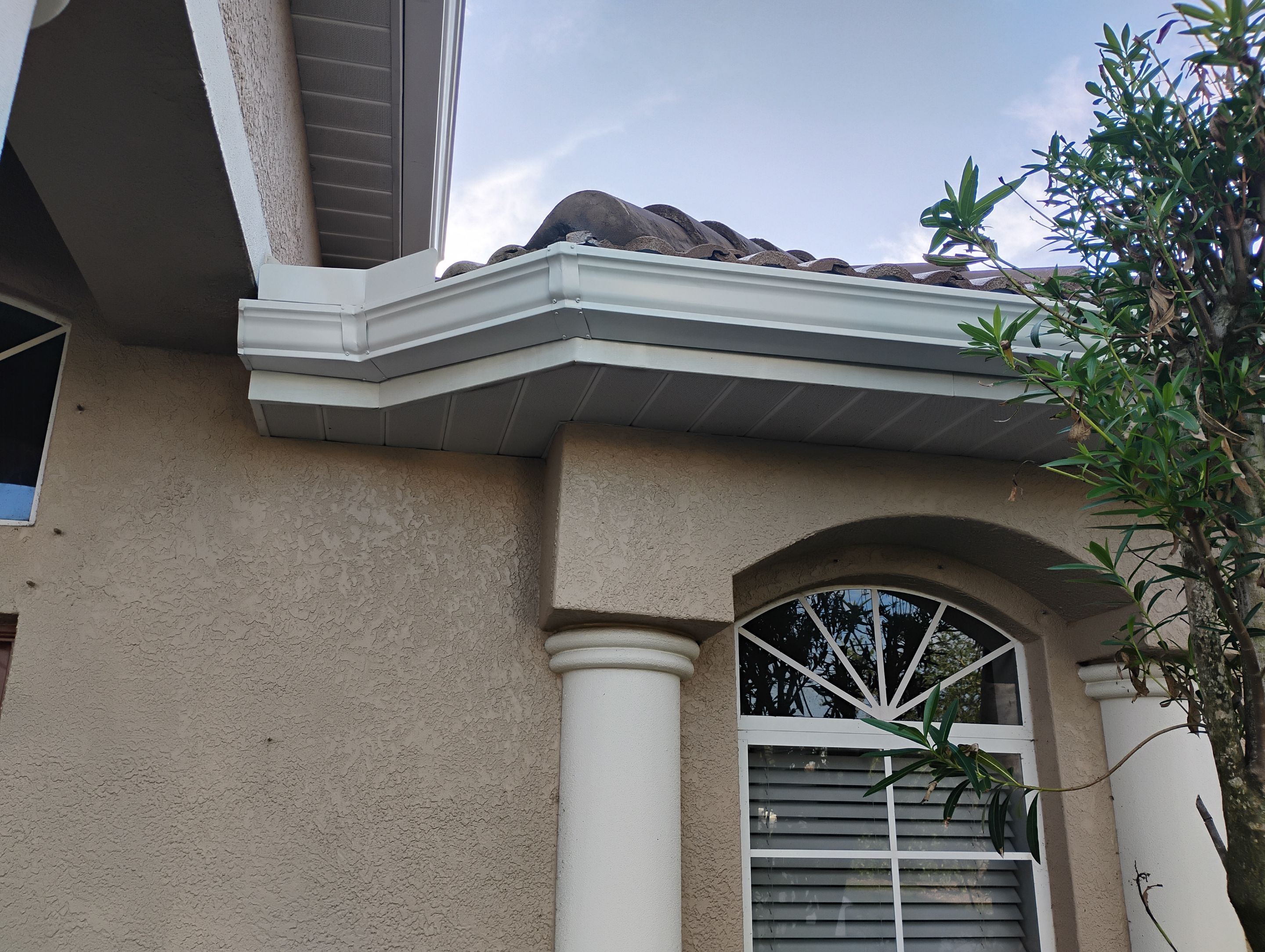 Gutter Replacement and Color Upgrade in Venice FL by Gutter Professors