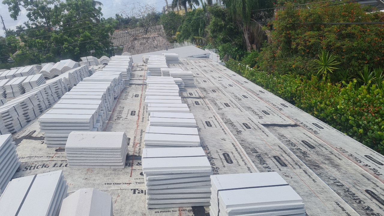 Residential Roofing Installation using Eagle Roofing Tile by BLUES BROTHERS ROOFING