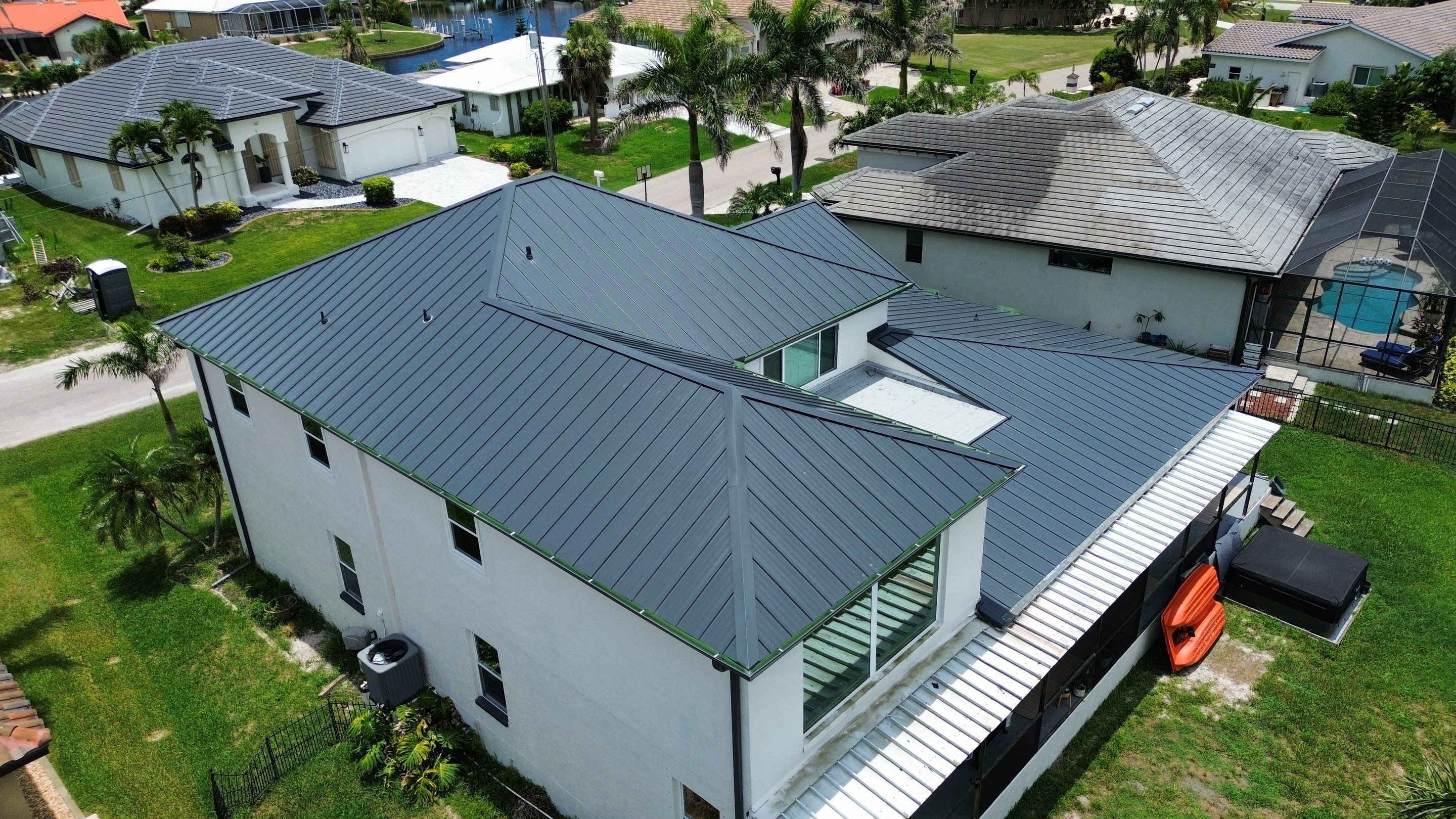 Standing Seam Roof - Charcoal by Shea Roofing LLC