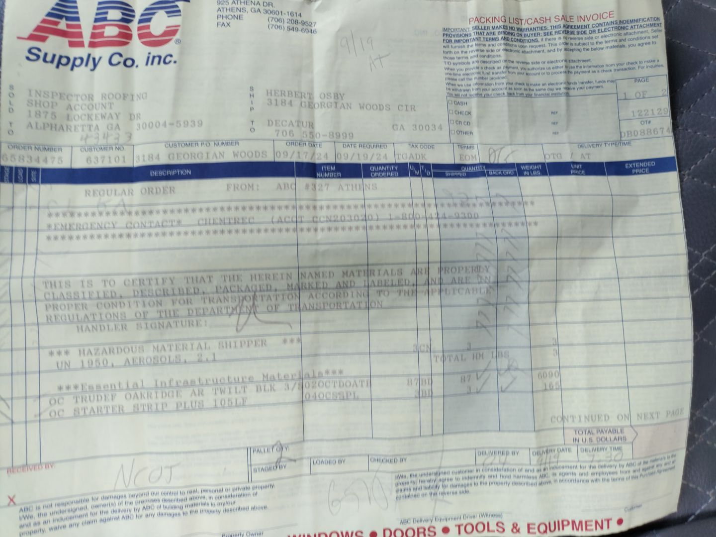 Residential Roof Replacement using Owens Corning by Inspector Roofing and Restoration