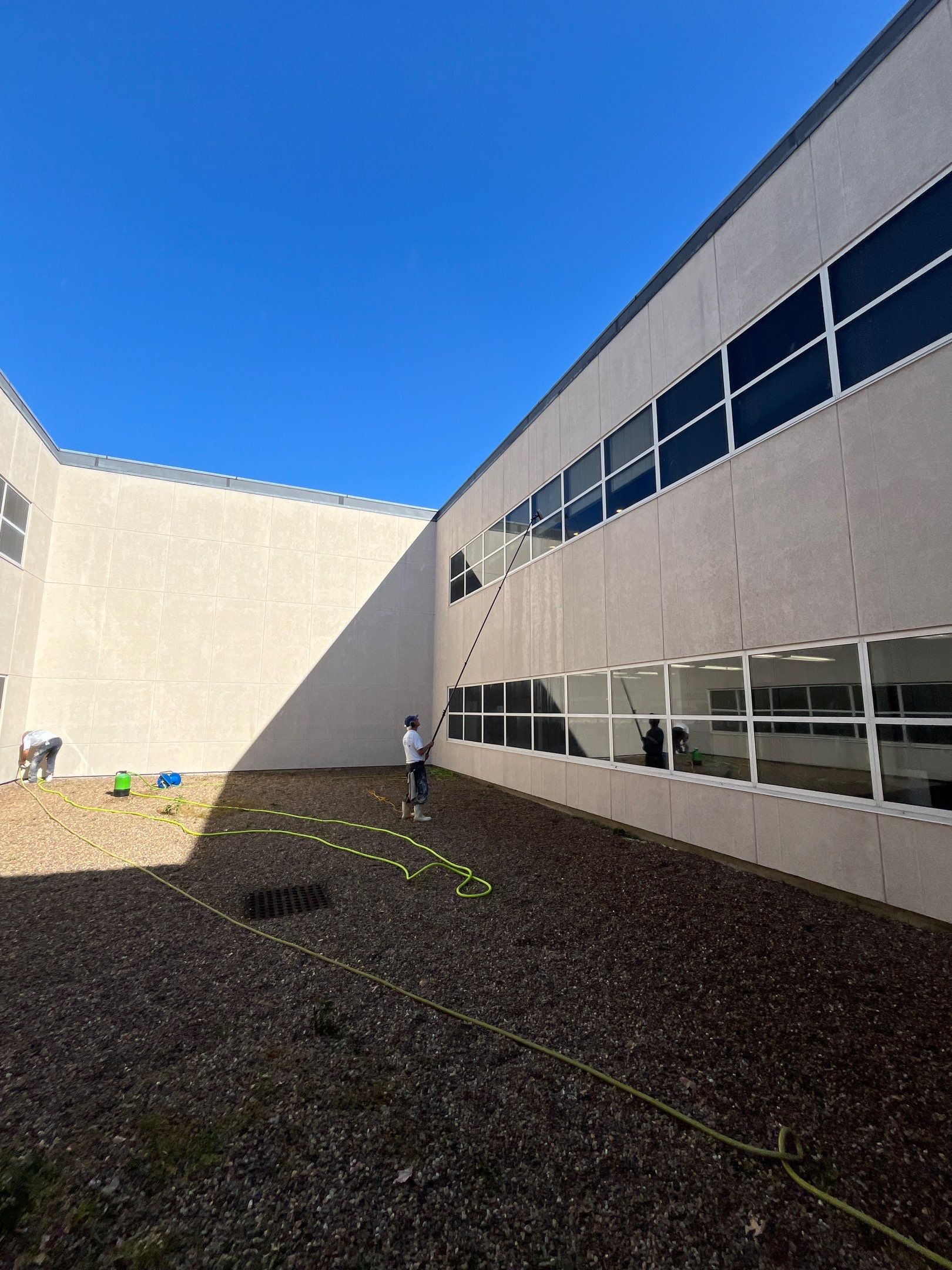 Commercial Exterior Cleaning  by Clearview Washing