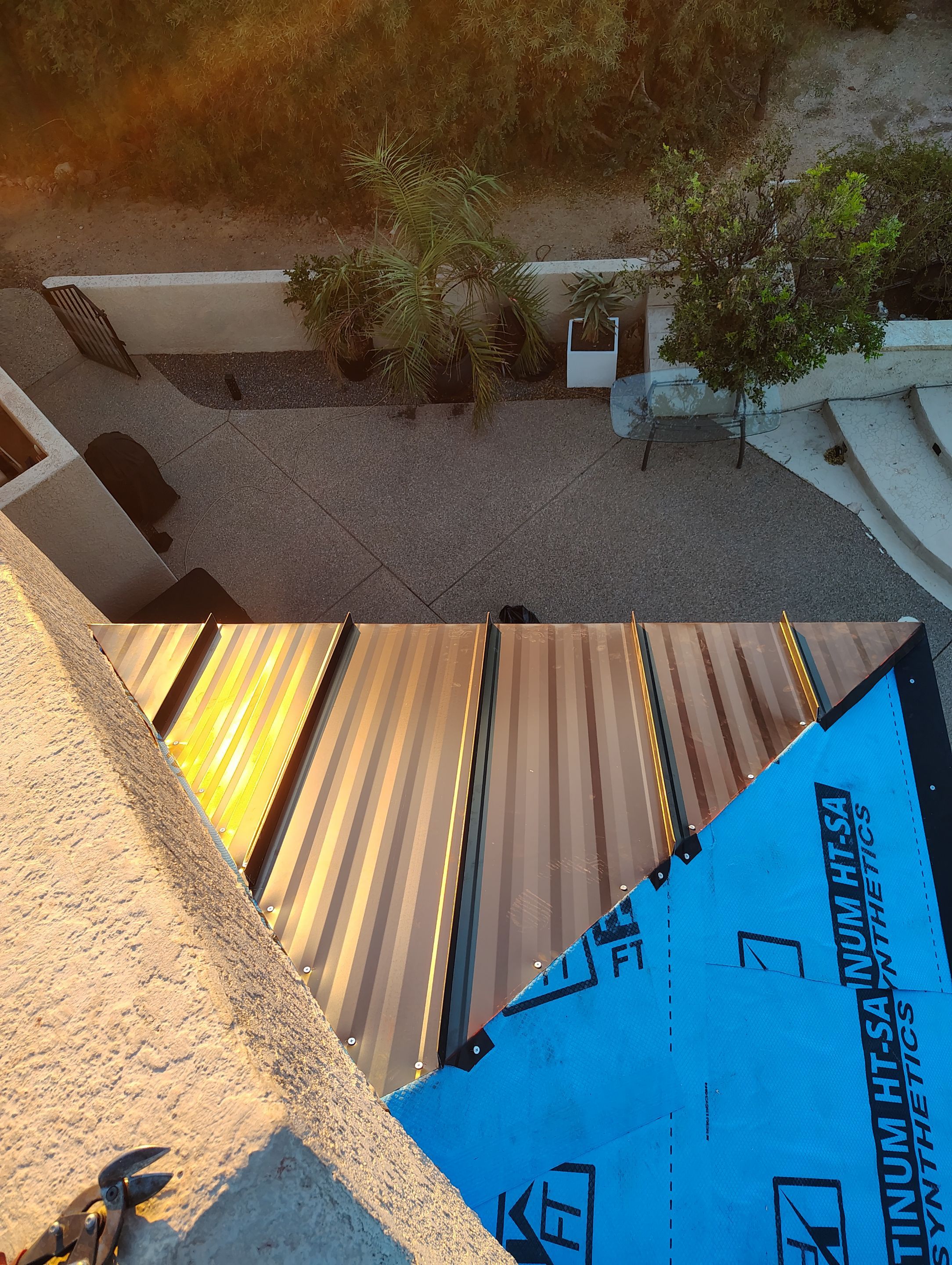 Midnight Black Standing Seam by Reimagine Roofing
