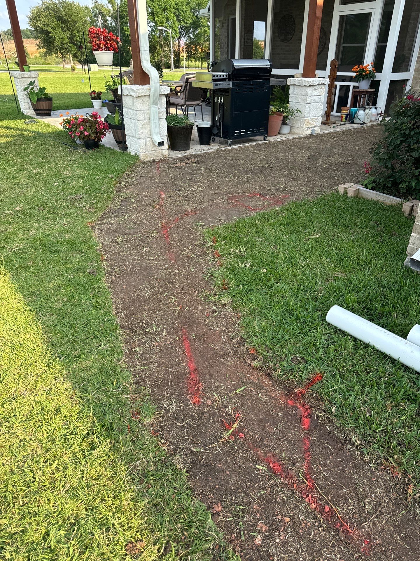 🌟 Mr. & Mrs. Wheeler’s Drainage & Landscape Transformation by Texas Urban Elements