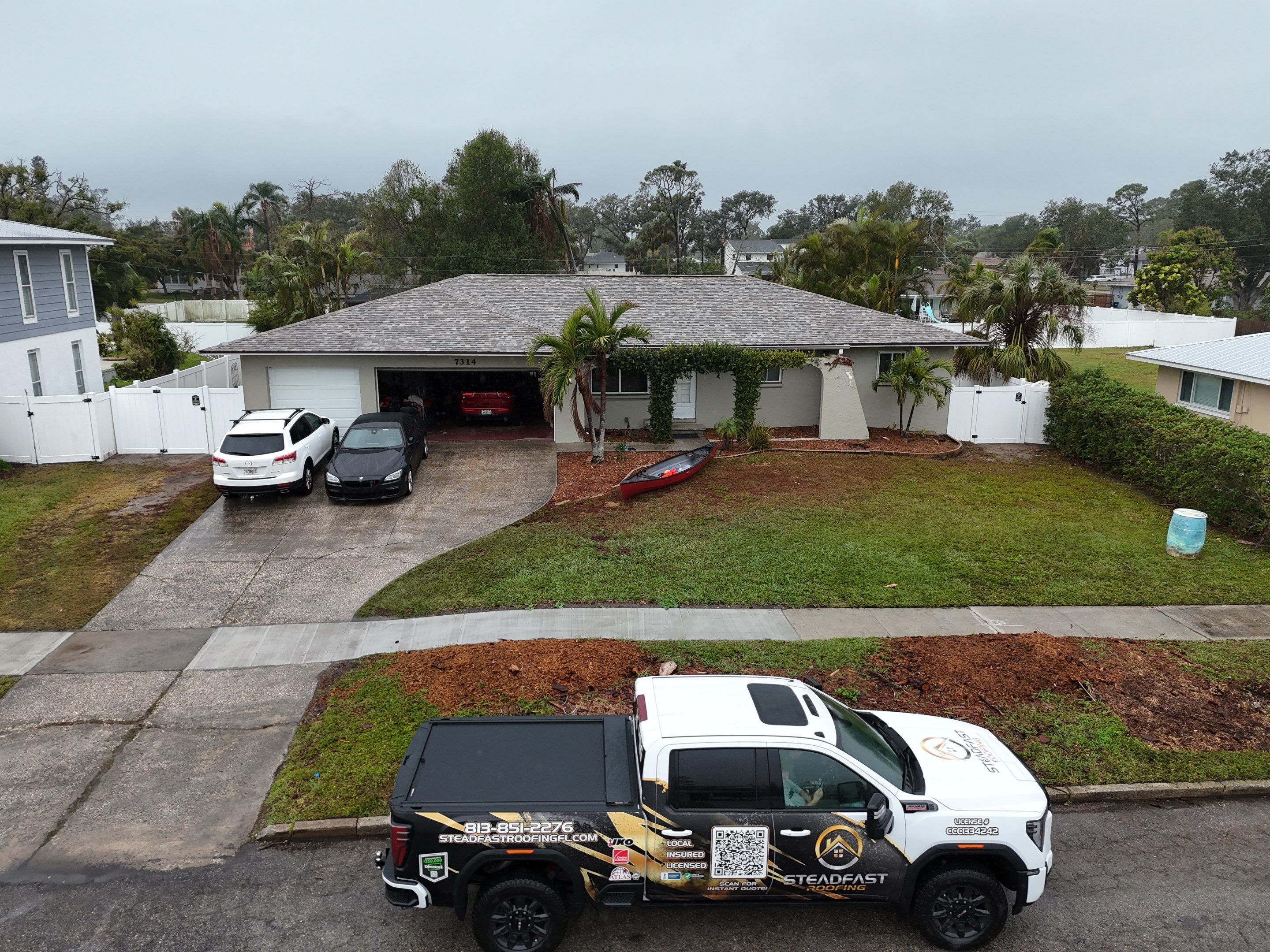 Roof Replacement in Sarasota FL. by Steadfast Roofing 
