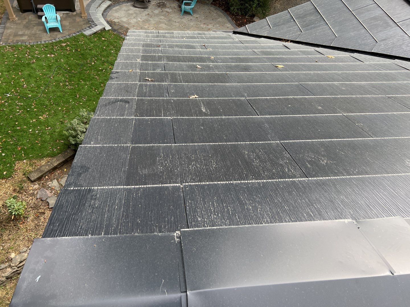 Tesla Solar Roof Replacement using Tesla Solar Roof V3 Tiles by American Home Contractors