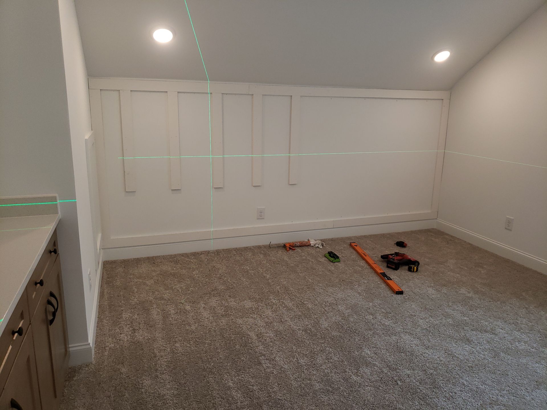 Three Custom Accent Walls Completed for a Repeat Customer by A Step Above Handy LLC 