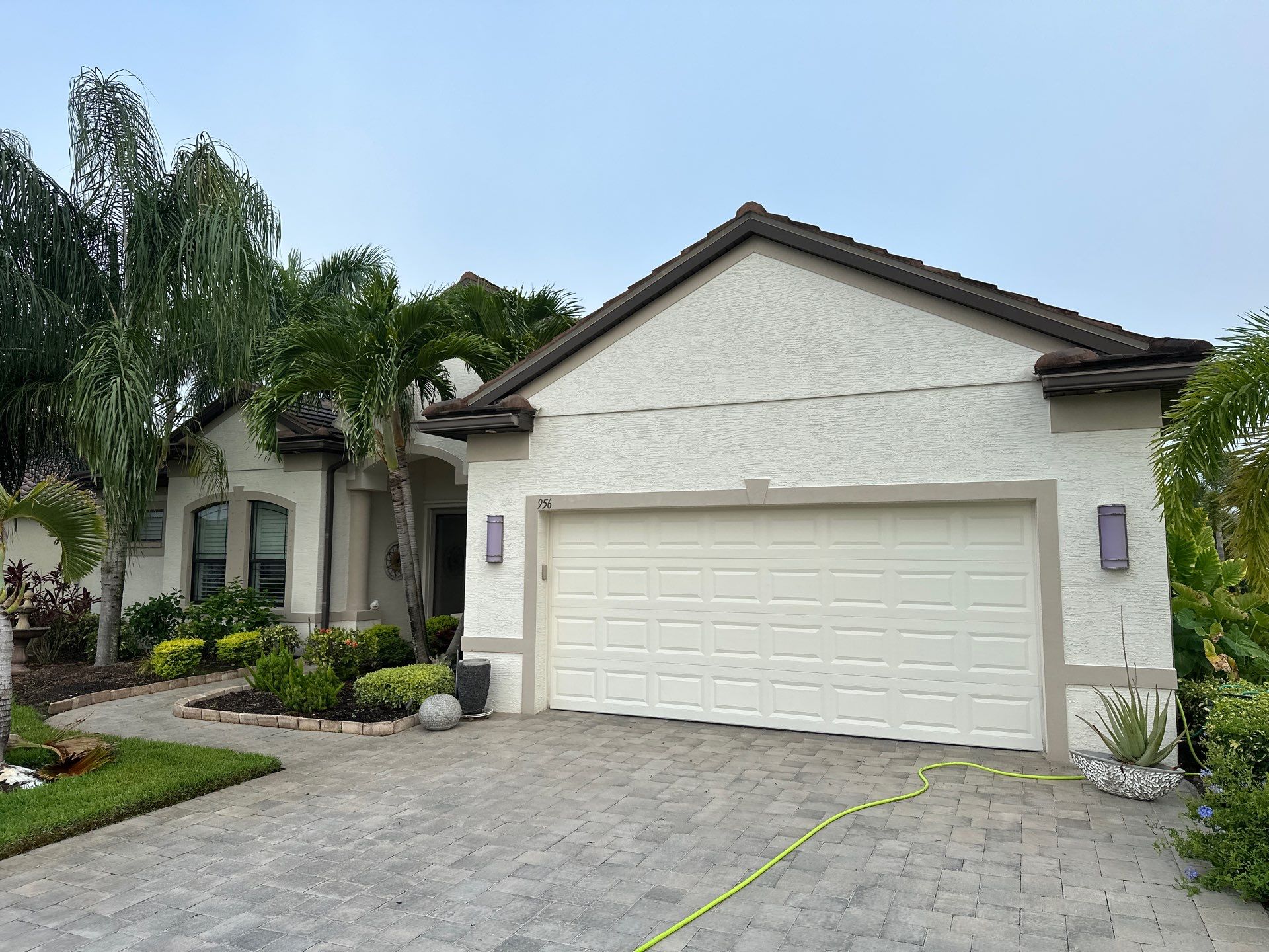 Flat Tile Roof Cleaning, House Wash & Sidewalk Cleaning in Enclave at Country Meadows, Bradenton, FL | Sunshine AquaWash by Sunshine AquaWash