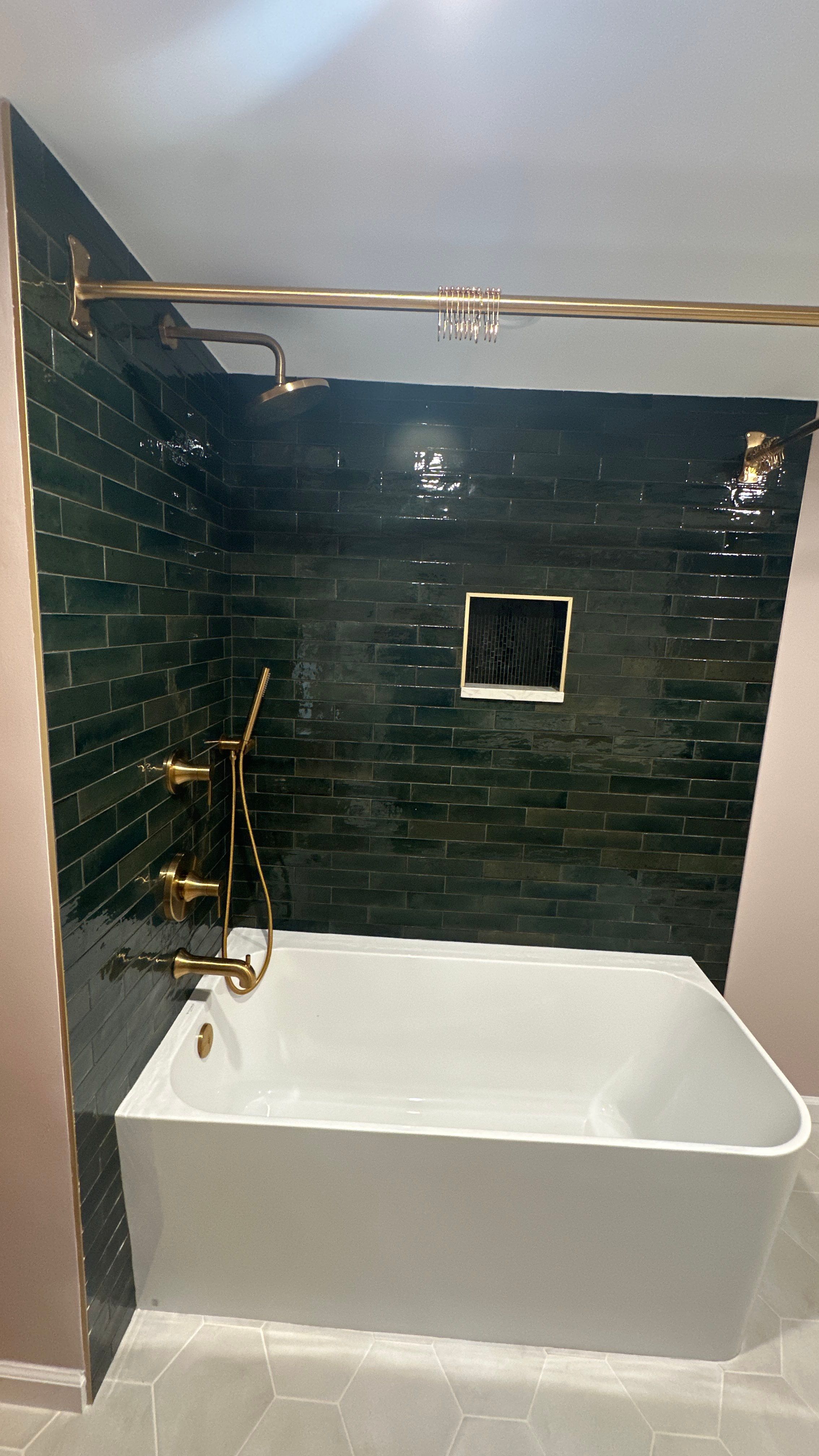 Brandt Double Bathroom Remodel by Integrity Tile and Home LLC