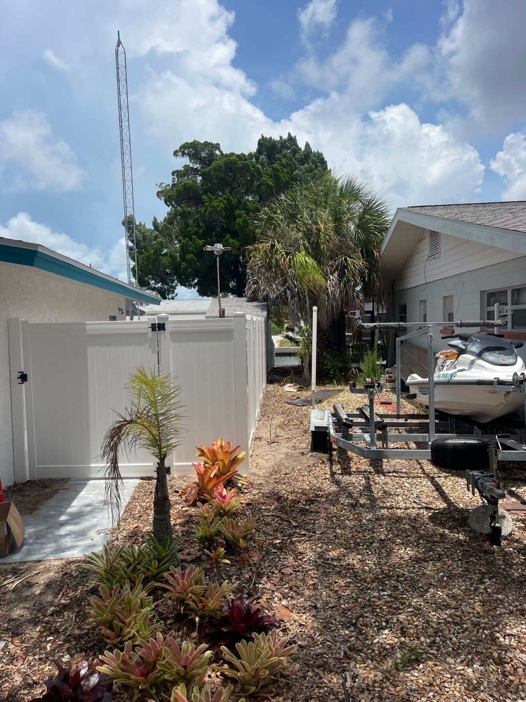 Bradenton, FL 6 ft. Tall White Vinyl Privacy Fence by Asap fence and gates, LLC