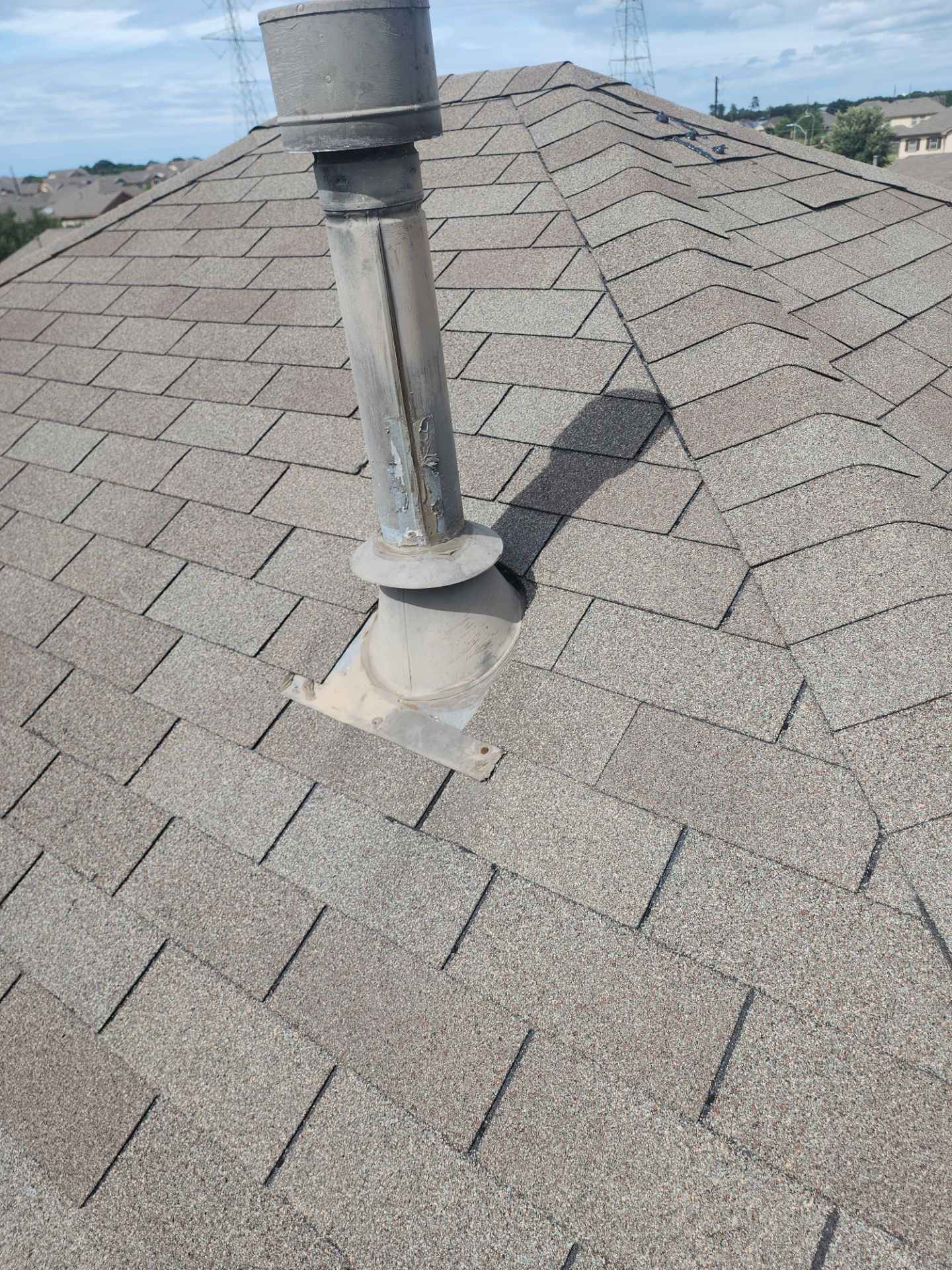 Hail Damage using Owen's Corning Duration (Lifetime) Shingles by Roof Repair Company