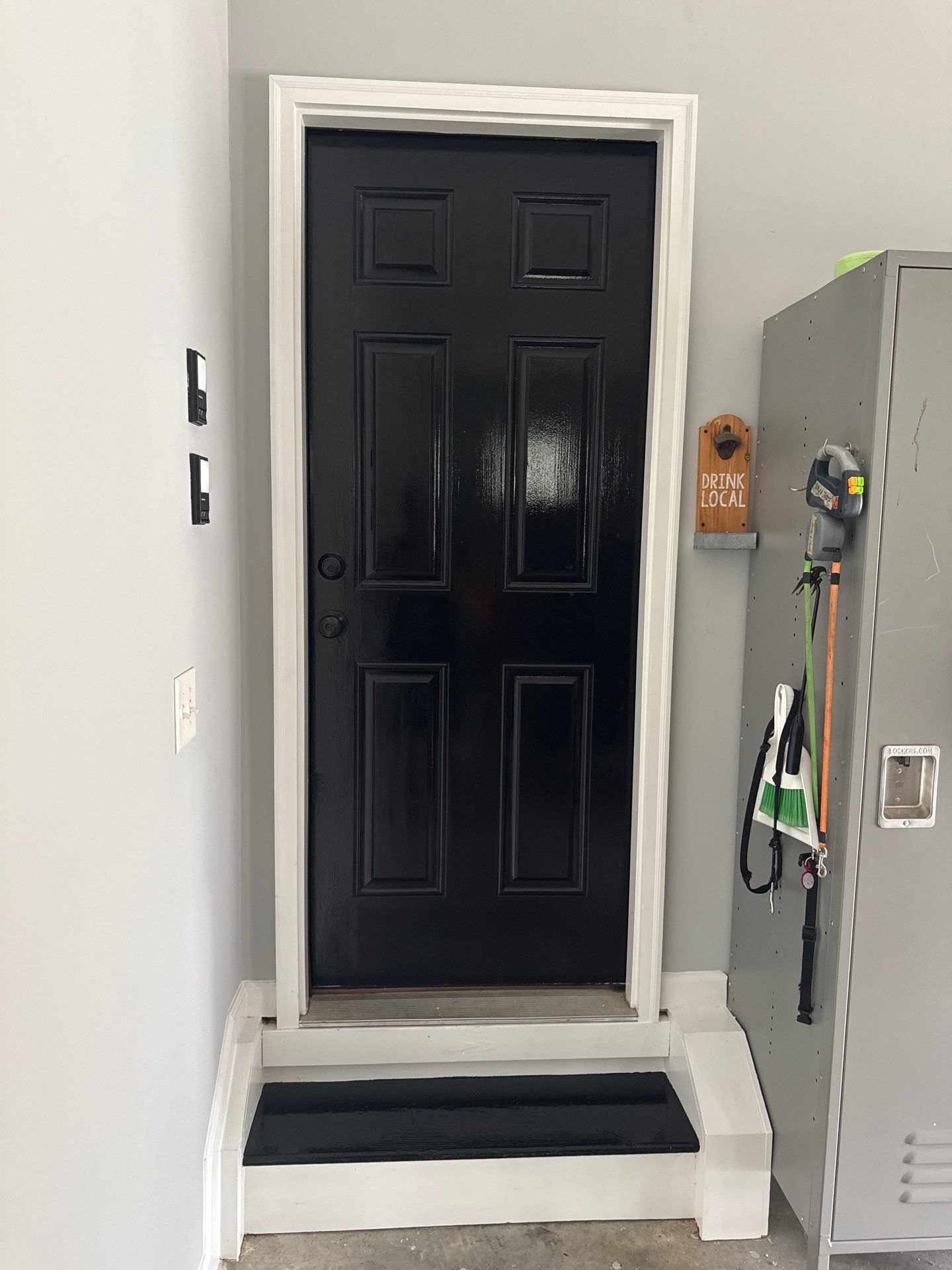 Garage Interior and Door Painting Update in Woodstock by Swift Home Renovations