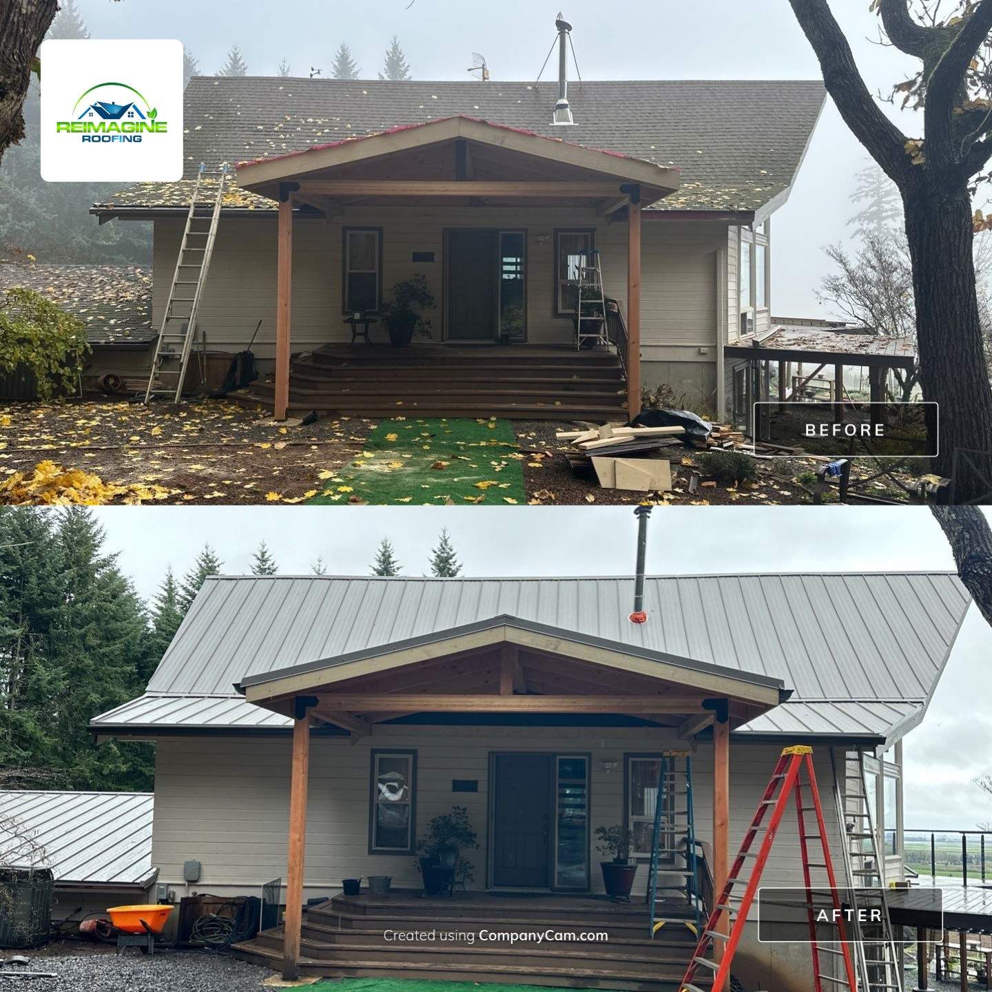 Light Stone Standing Seam by Reimagine Roofing