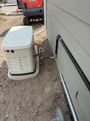 Natural Gas Line Installation for Standby Generator