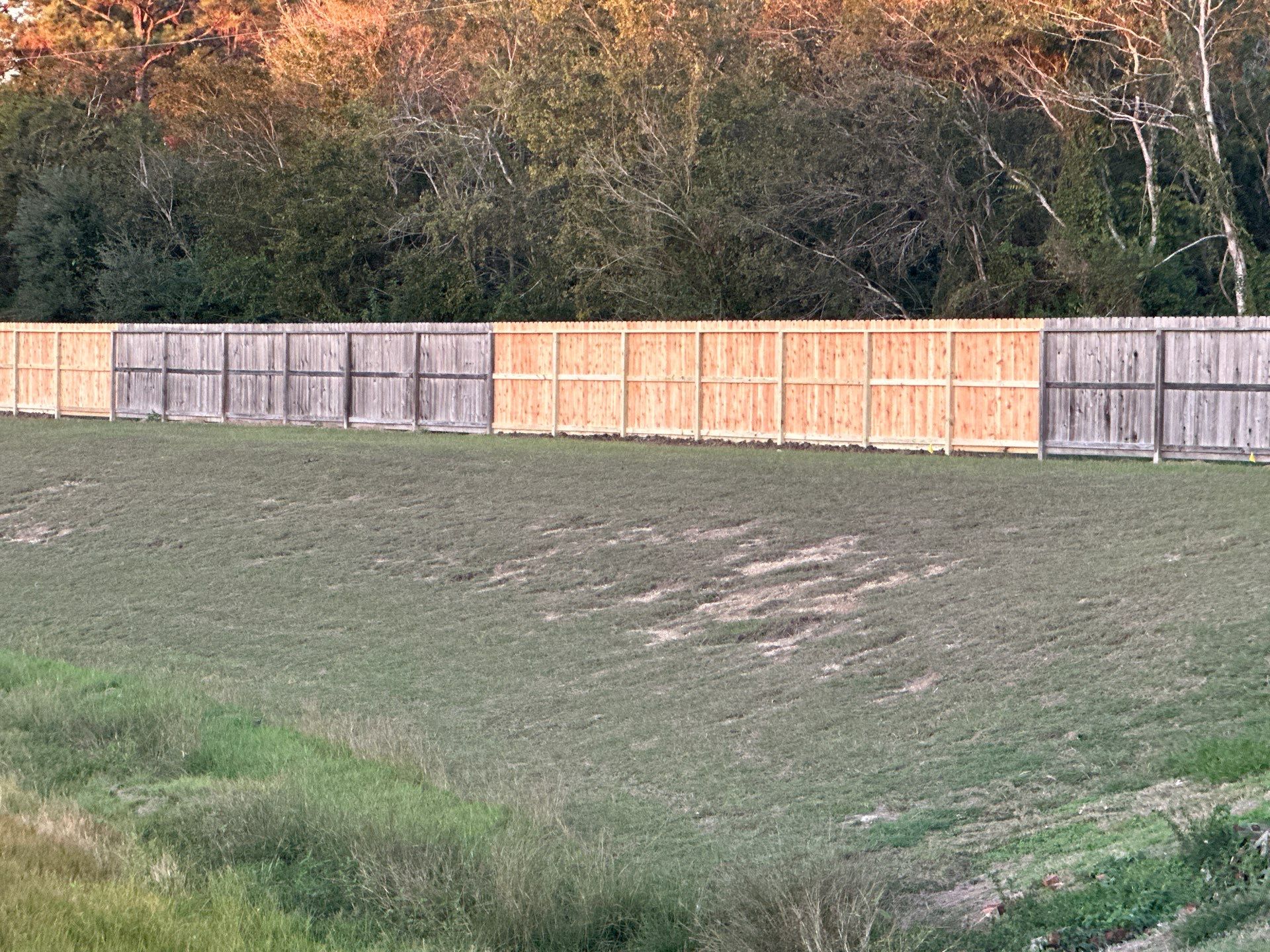 Premium Commercial Fence Installation with Western Red Cedar Pickets, 3 Rails, and Deluxe Wood Gates" by Tim's Fences