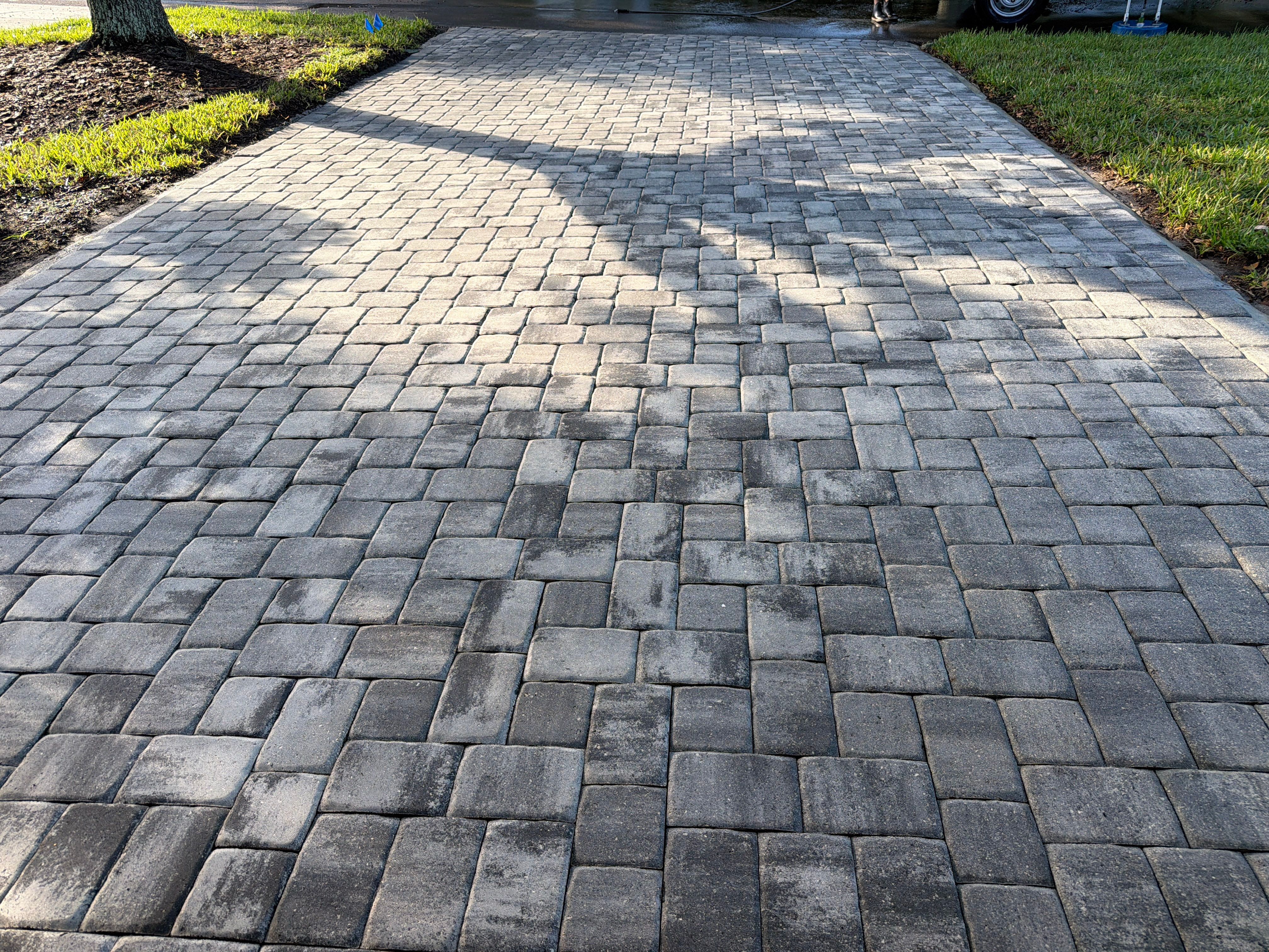 Paver Driveway and Walkway Restoration in Sun City Center by Supreme Paver Experts