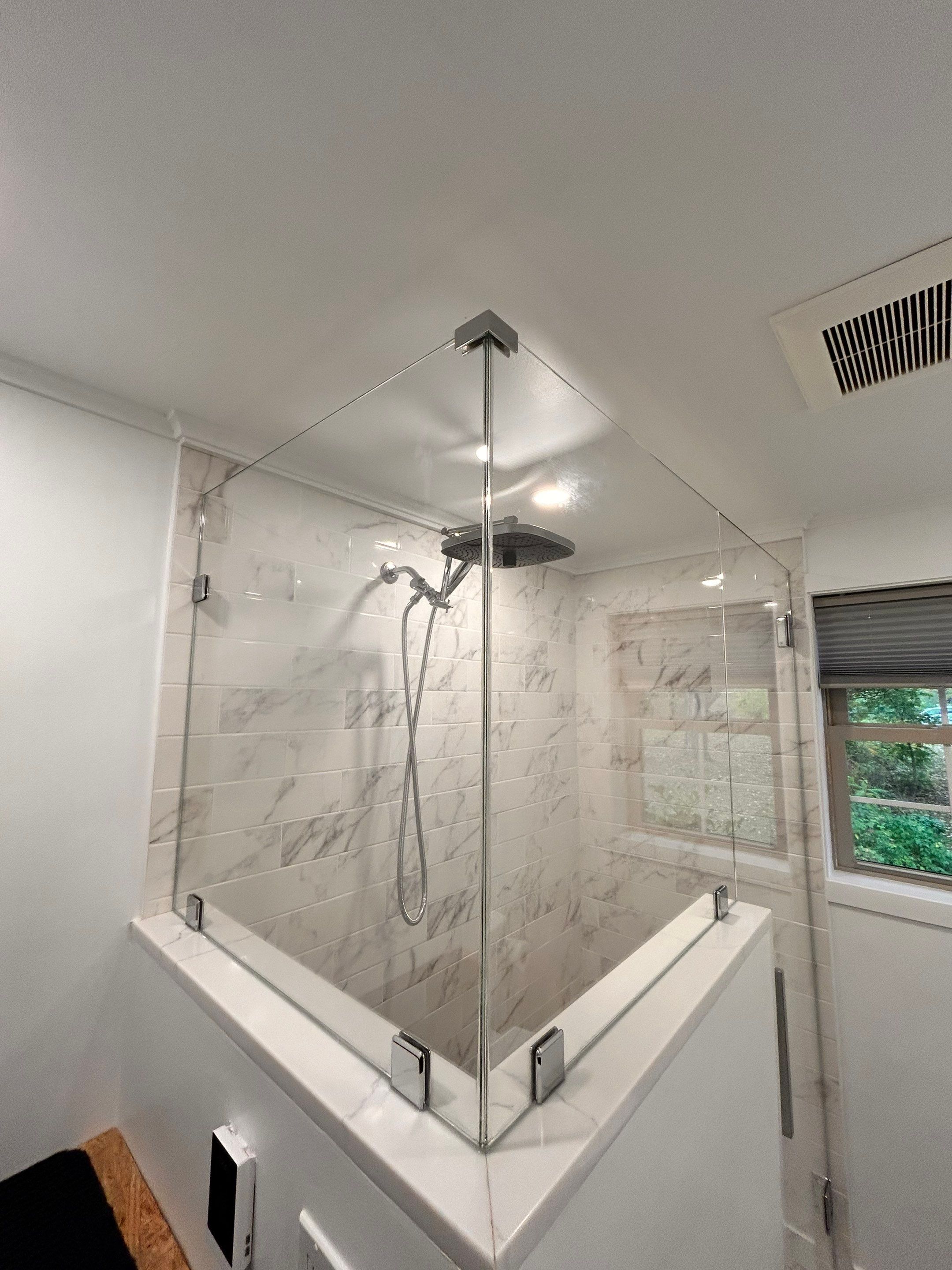 Frameless Shower Enclosure by Cheshire Glass Company