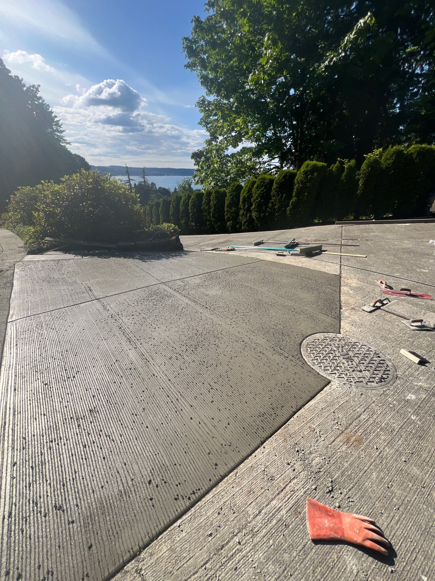 Concrete Driveway Patch Repair | Mukilteo  by Jireh Asphalt & Concrete Inc 
