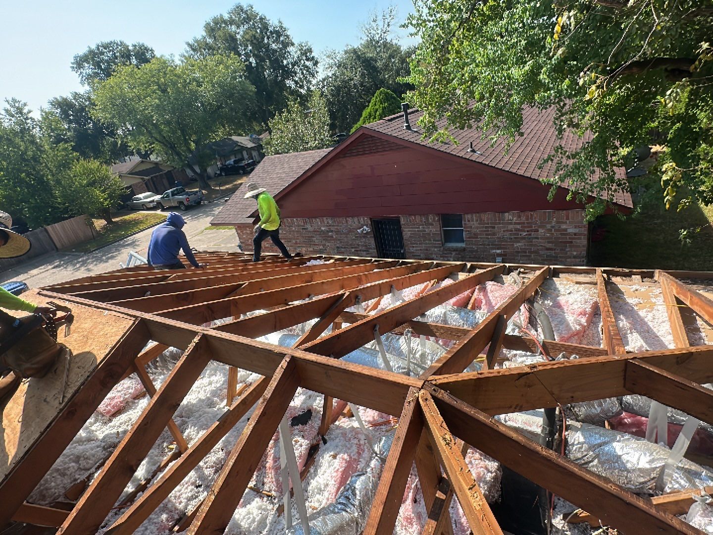 Residential Roofing Installation using Owen's Corning Duration (Lifetime) Shingles by Roof Repair Company