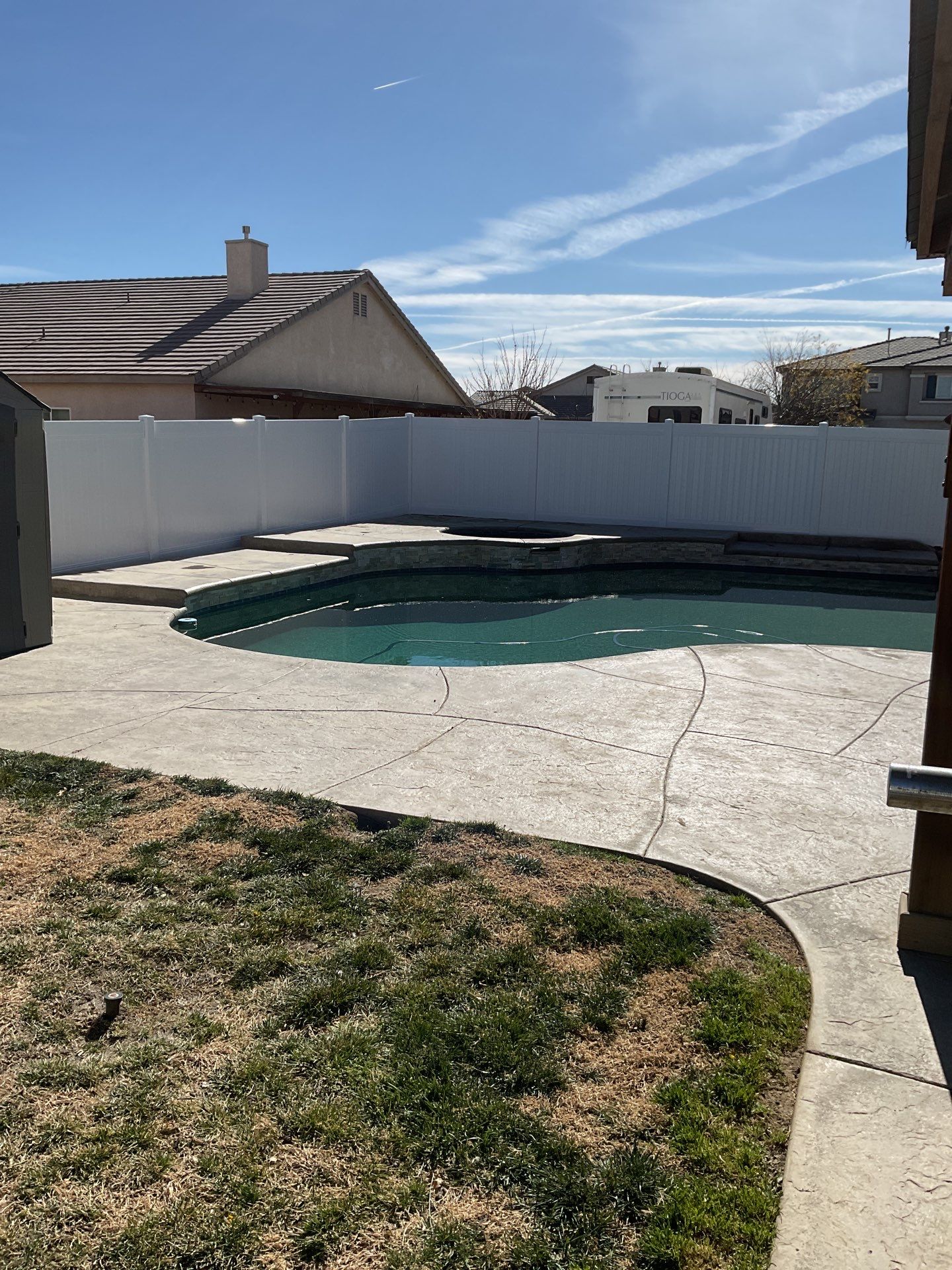 Fence Installation using Vinyl by Fence Guys Inc.