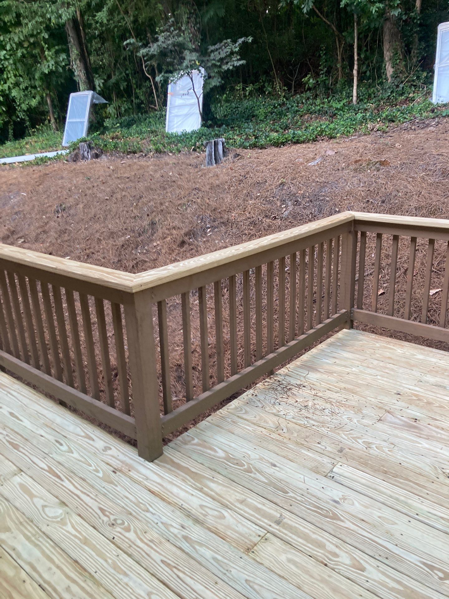 James Hardie Siding Installation, Rotten Wood Replacement, Porch Repairs, and Deck Resurfacing in Smyrna, GA by Nelson Exteriors 