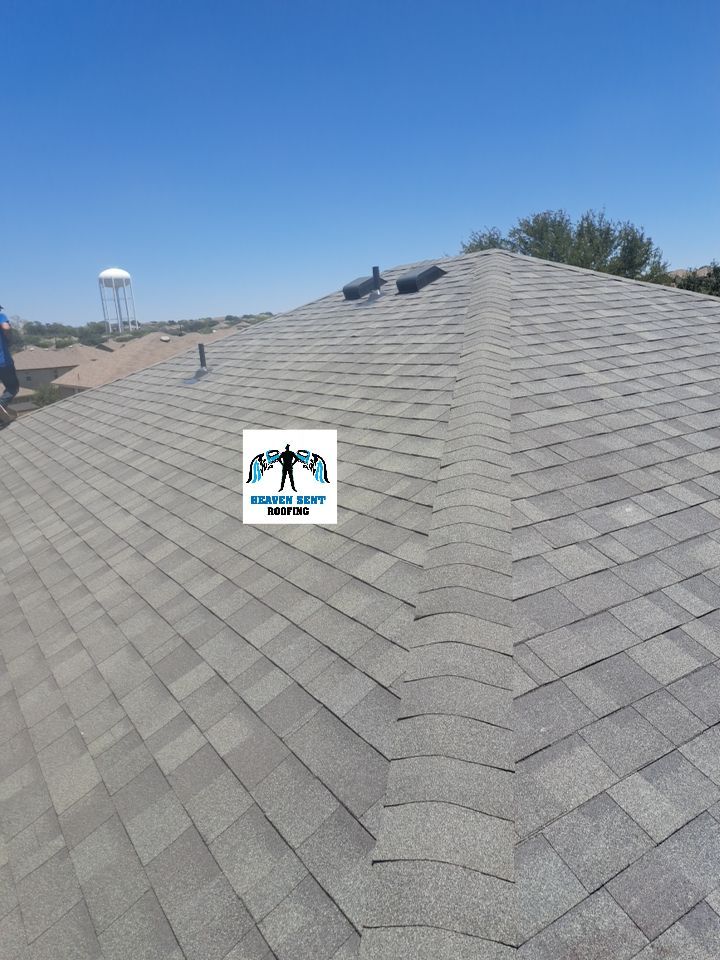 Reroof w/ window repairs by Heaven Sent Roofing, LLC 