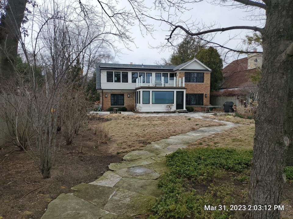Evanston, IL stone patio cleaning by Northern Power Washing LLC.