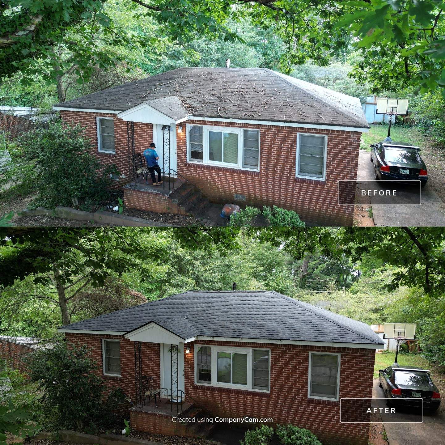 Roof replacement by Deerfield Roofing LLC