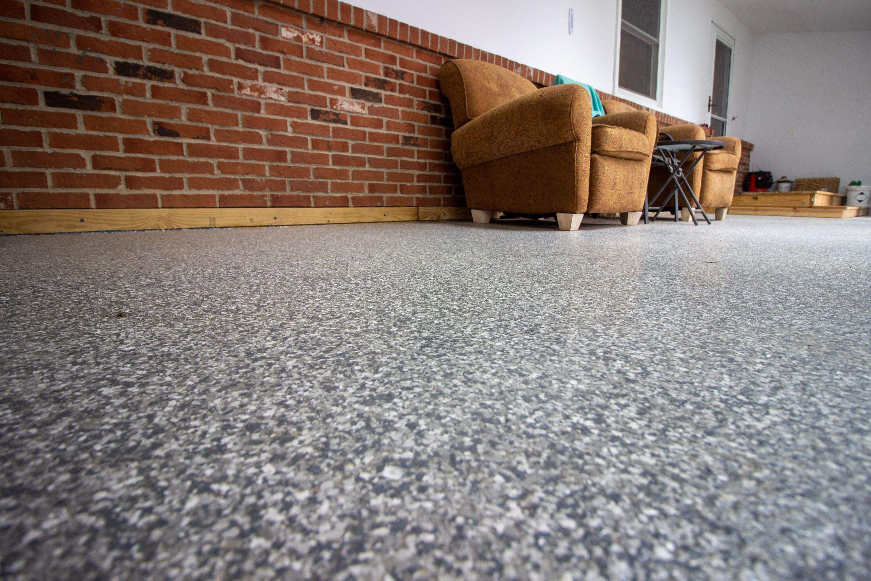 Sunroom Installation using Granite by Your1DayFloor.com