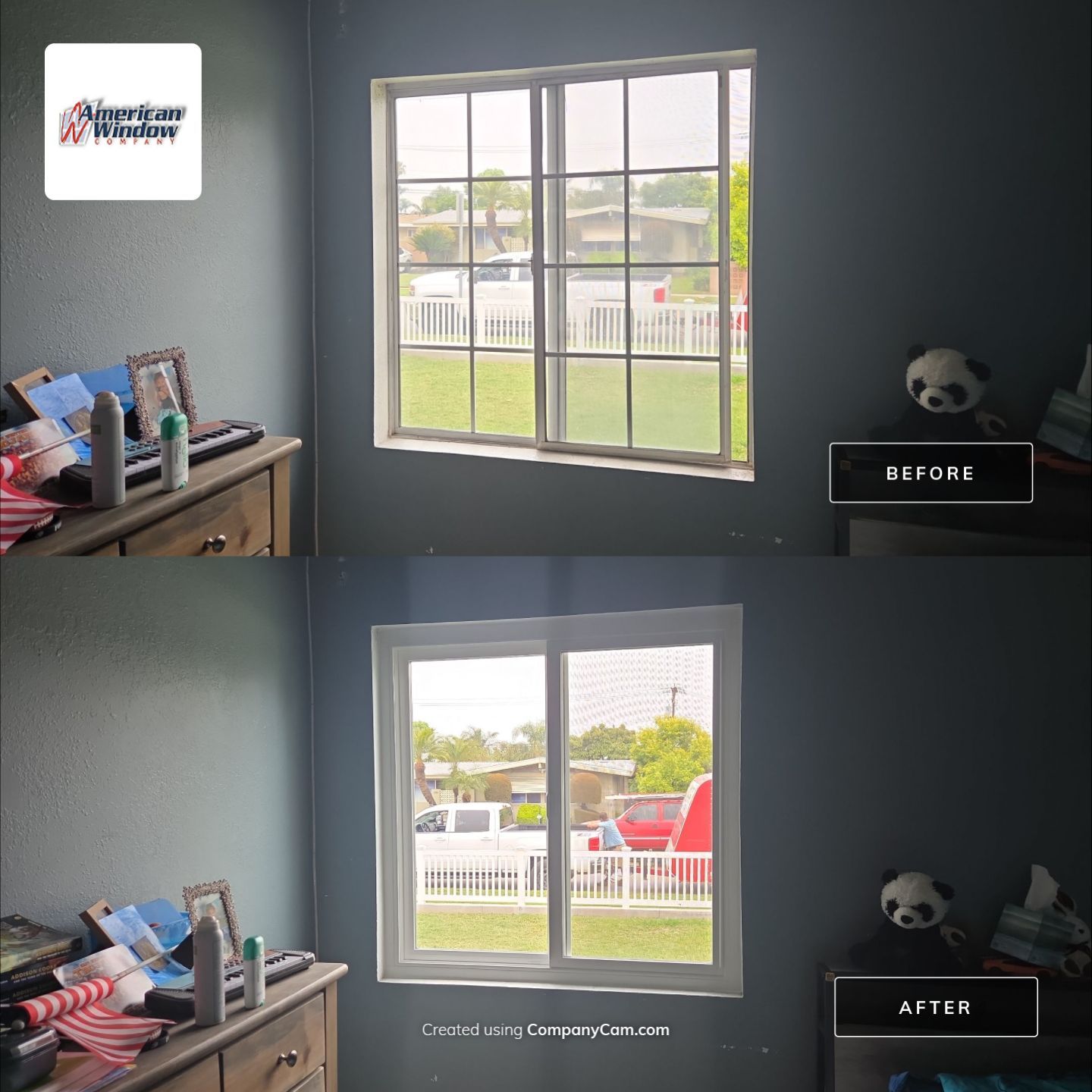 Milgard Tuscany window installation in Whittier, CA by American Window Company