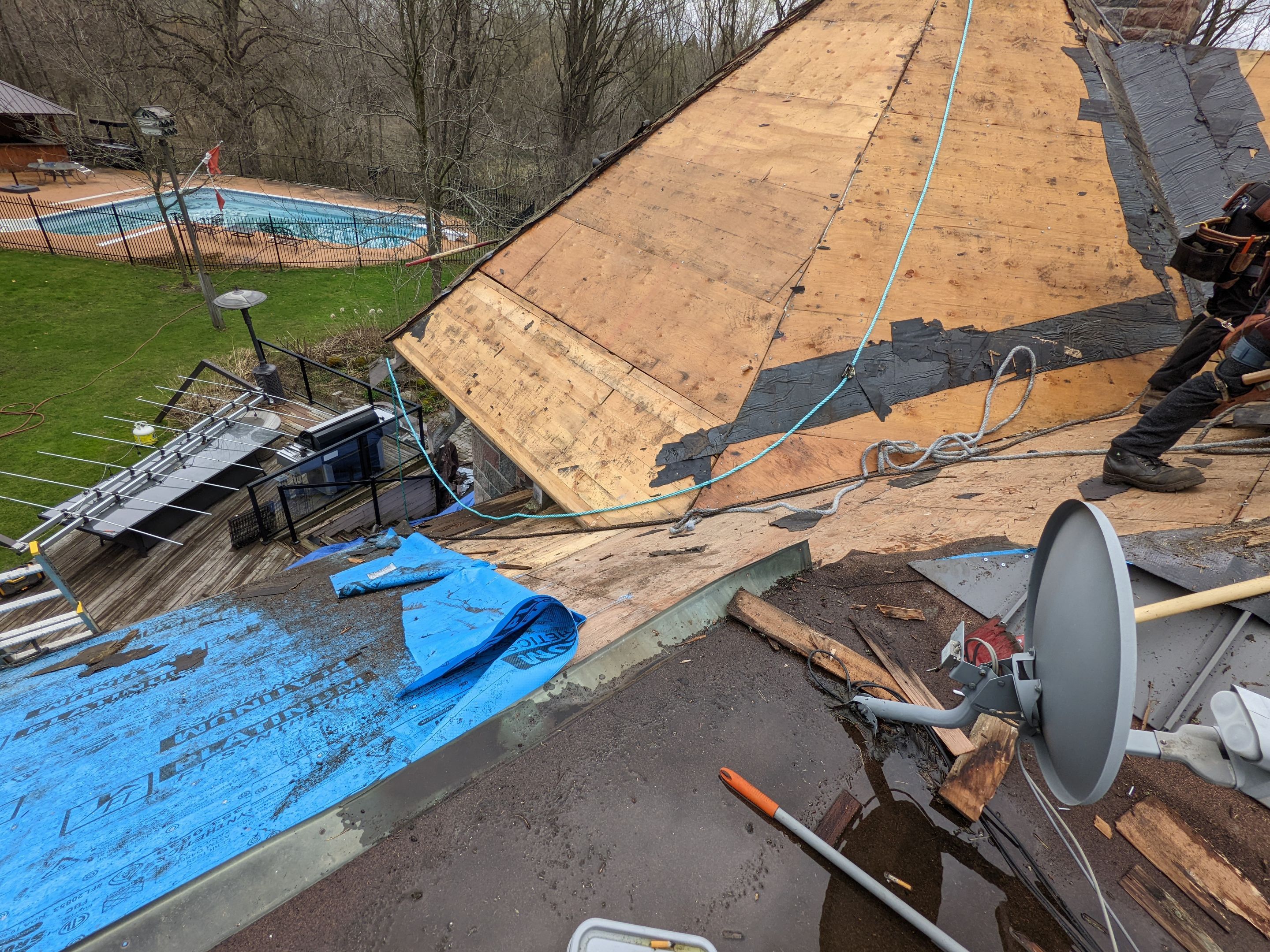 New Roof Installation using 16" Standing Seam Panels by Jay Carter Roofing & Sheet Metal
