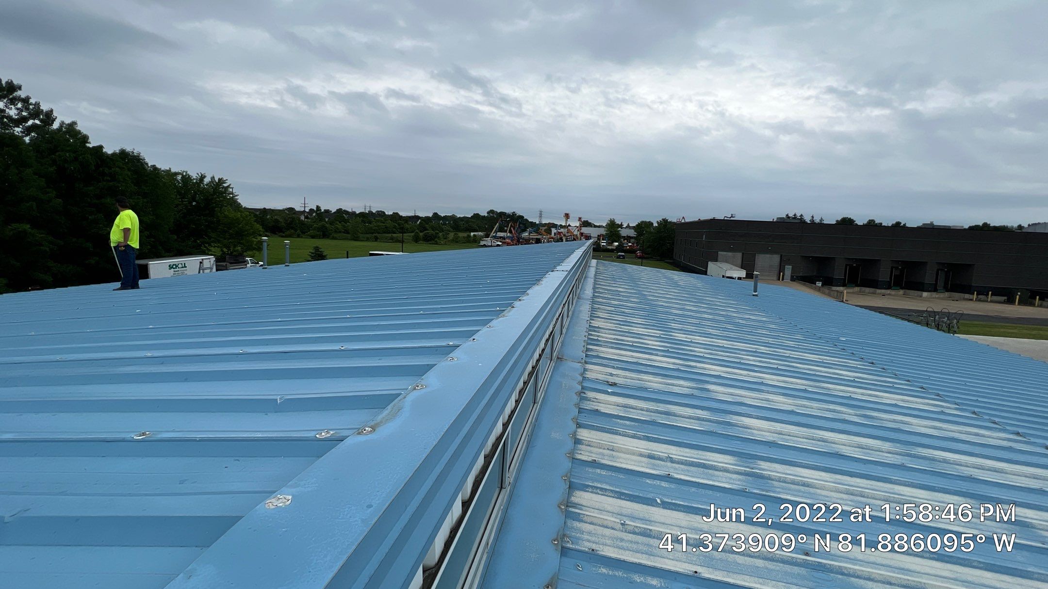 Berea Ohio Metal Roof Coating by Gold Star Roofing LLC 