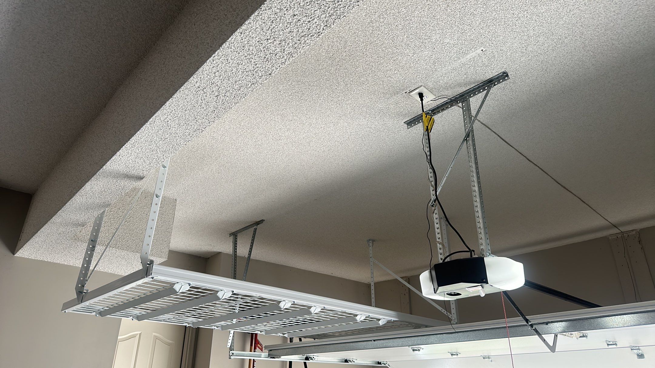 Ron F adde overhead racks to his garage by Banner Garage