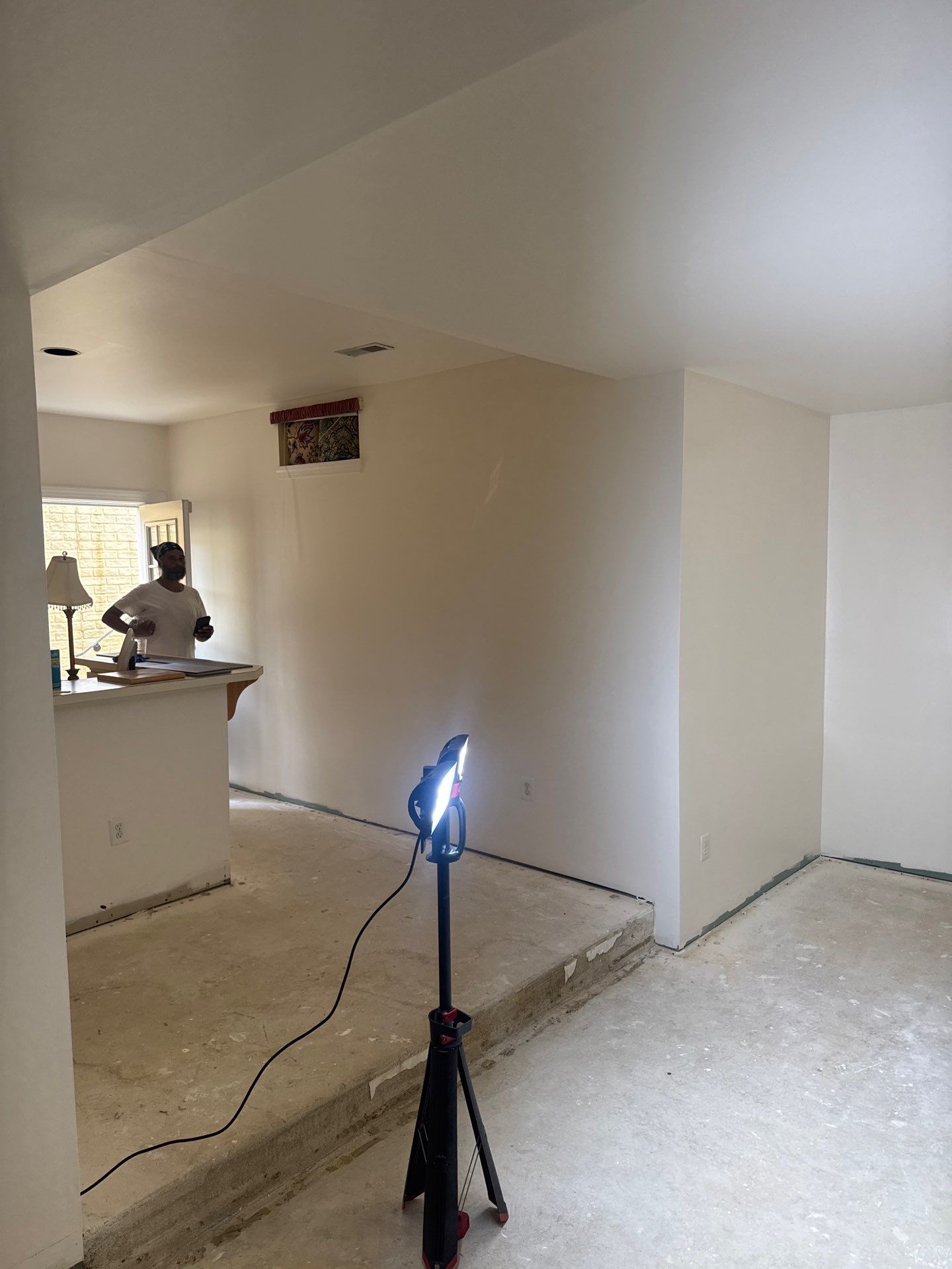 New Gutters, New Floor, New steps, New Paint job by Alpha Design Services