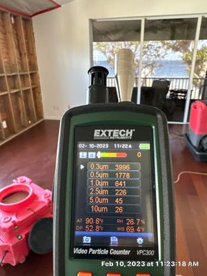 Mold Assessment for a home on Ft. Myers Beach