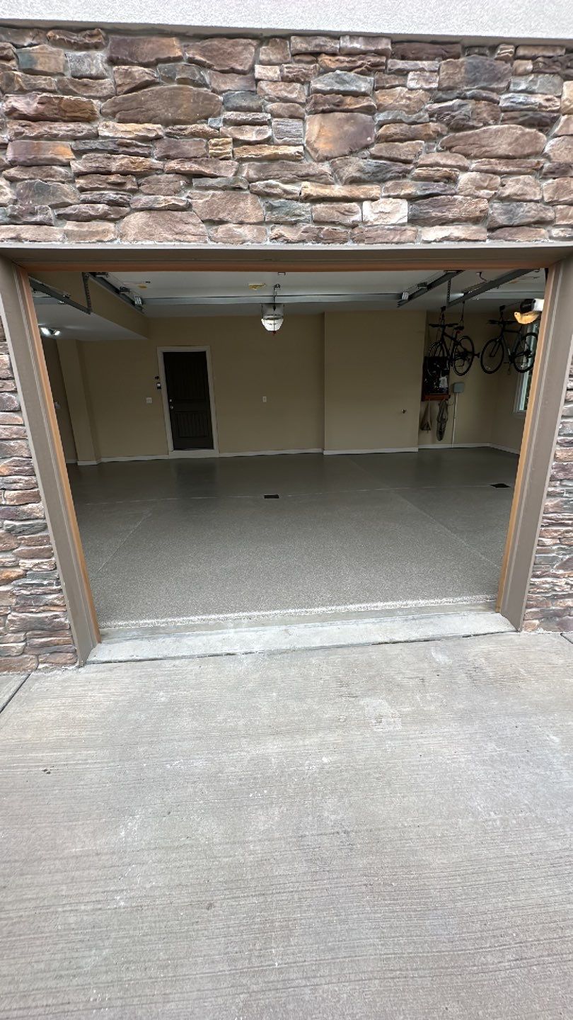 Large Patio + Garage Project in Moon Township by Floors in a Day, Inc