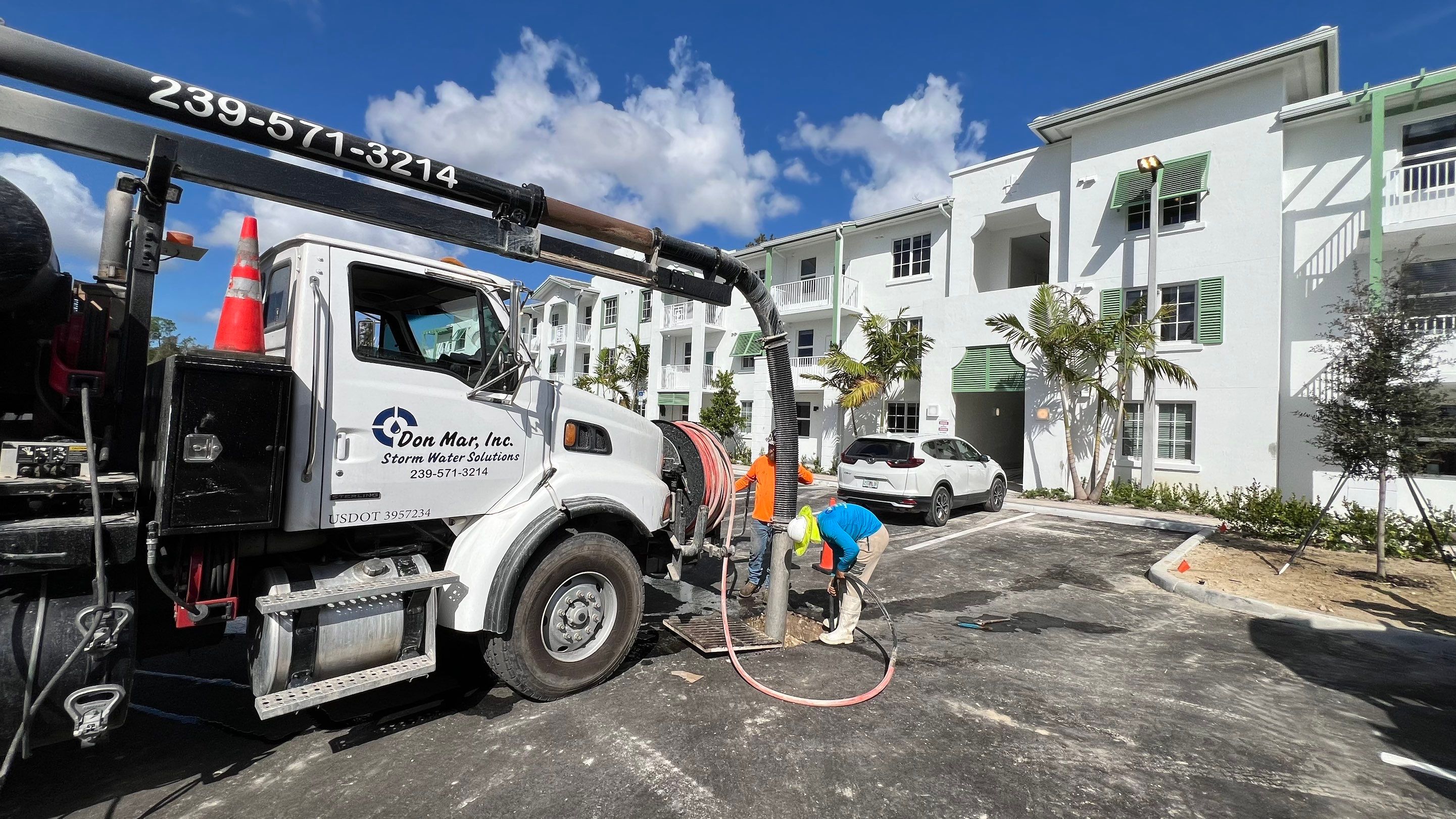 New Construction Condo Community Stormwater System Maintenance by Don Mar, Inc. Storm Water Solutions