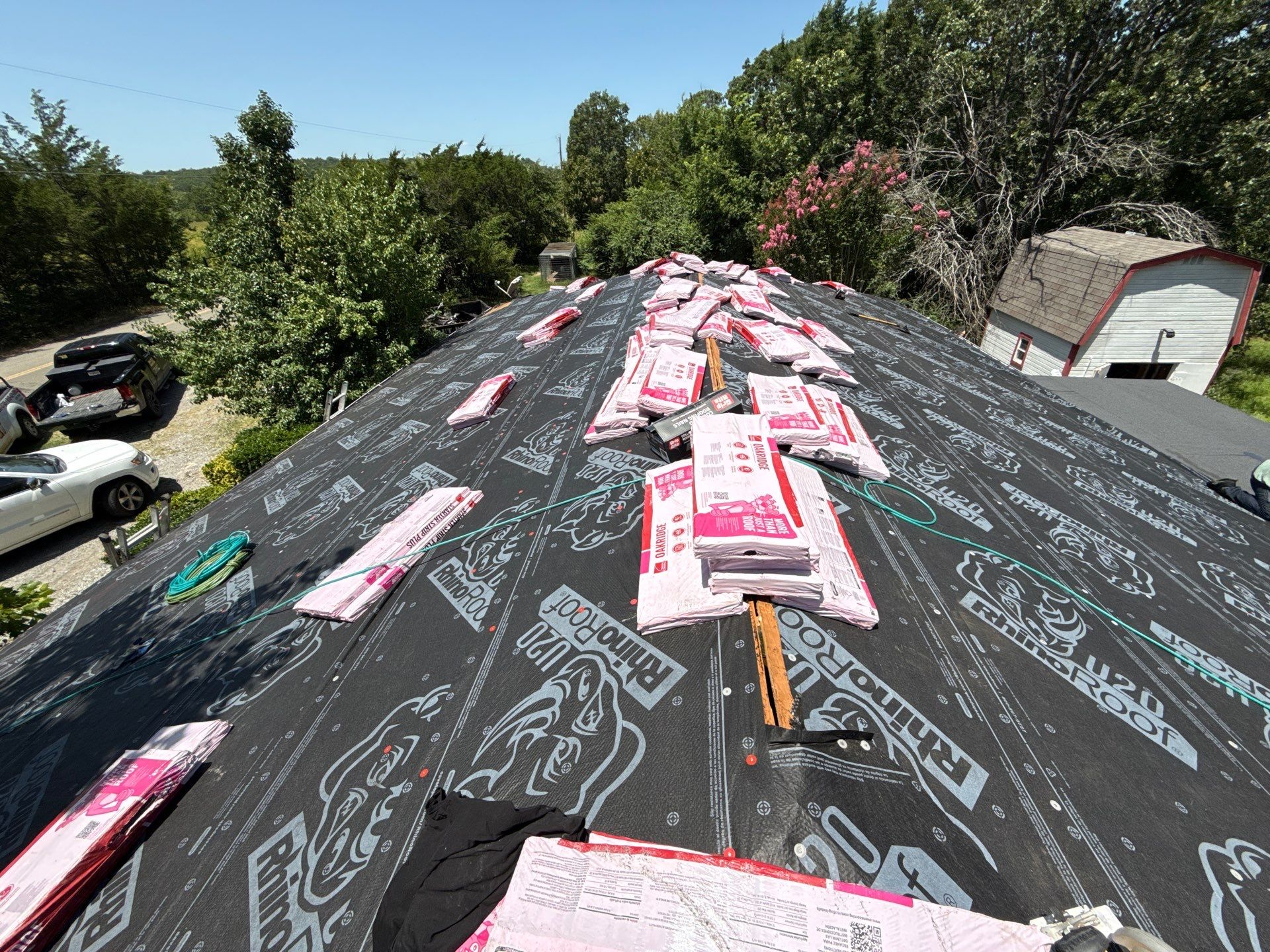 2 layers tear off & installation of new architectural shingles. by In & Out Construction & Remodeling, LLC