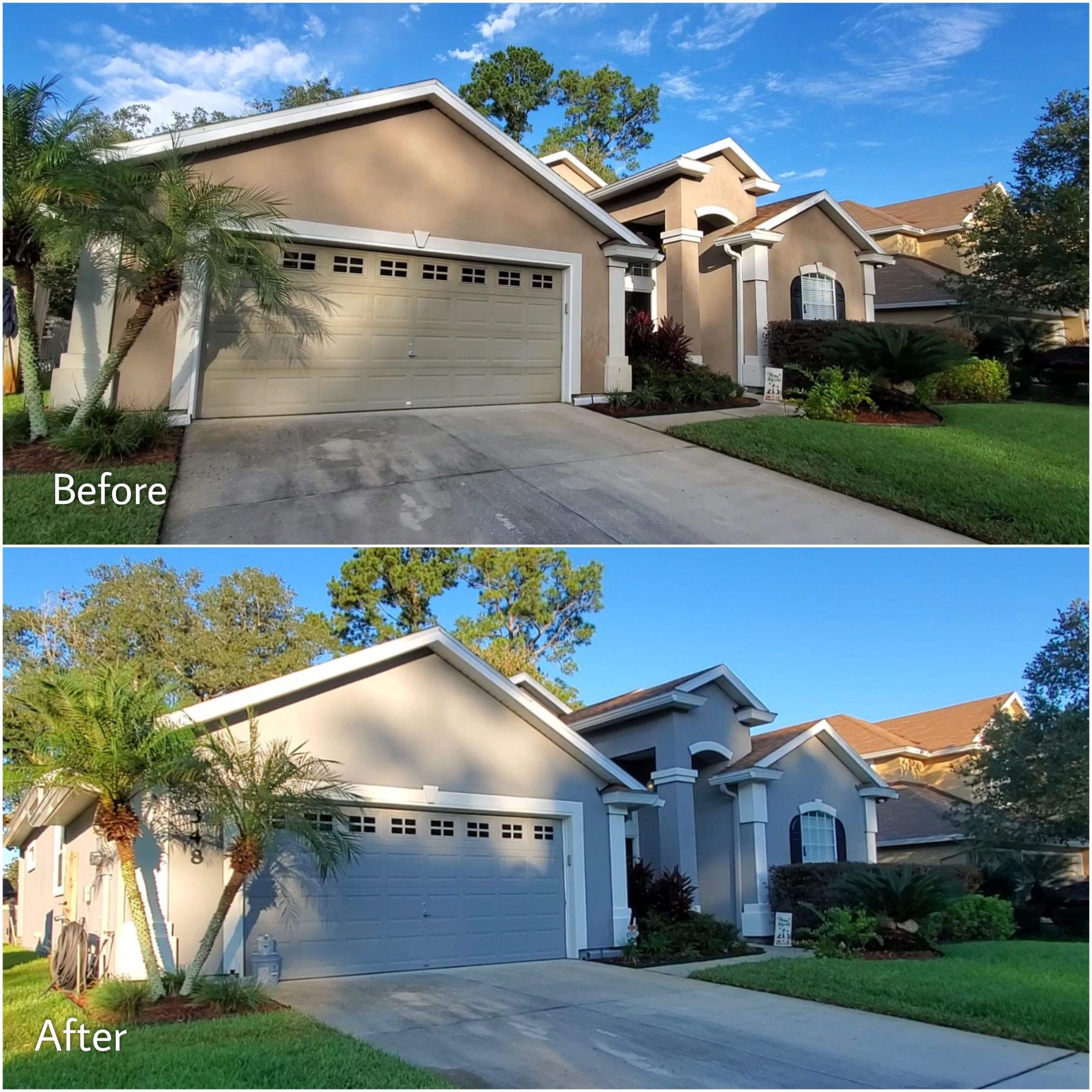 Residential Exterior Painting in Jacksonville FL 32216 by A New Leaf Painting, LLC