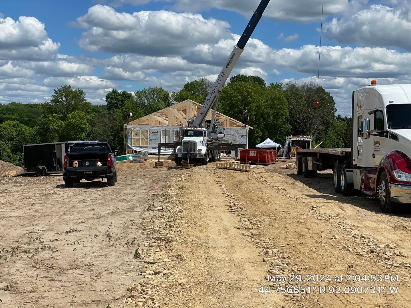 Elmwood, WI Build by Bauer Estates LLC