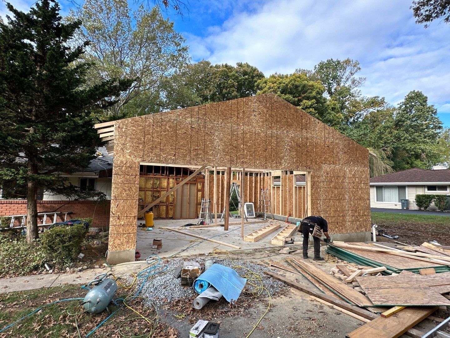 Garage Addition Project in MD by Bec Construction Llc