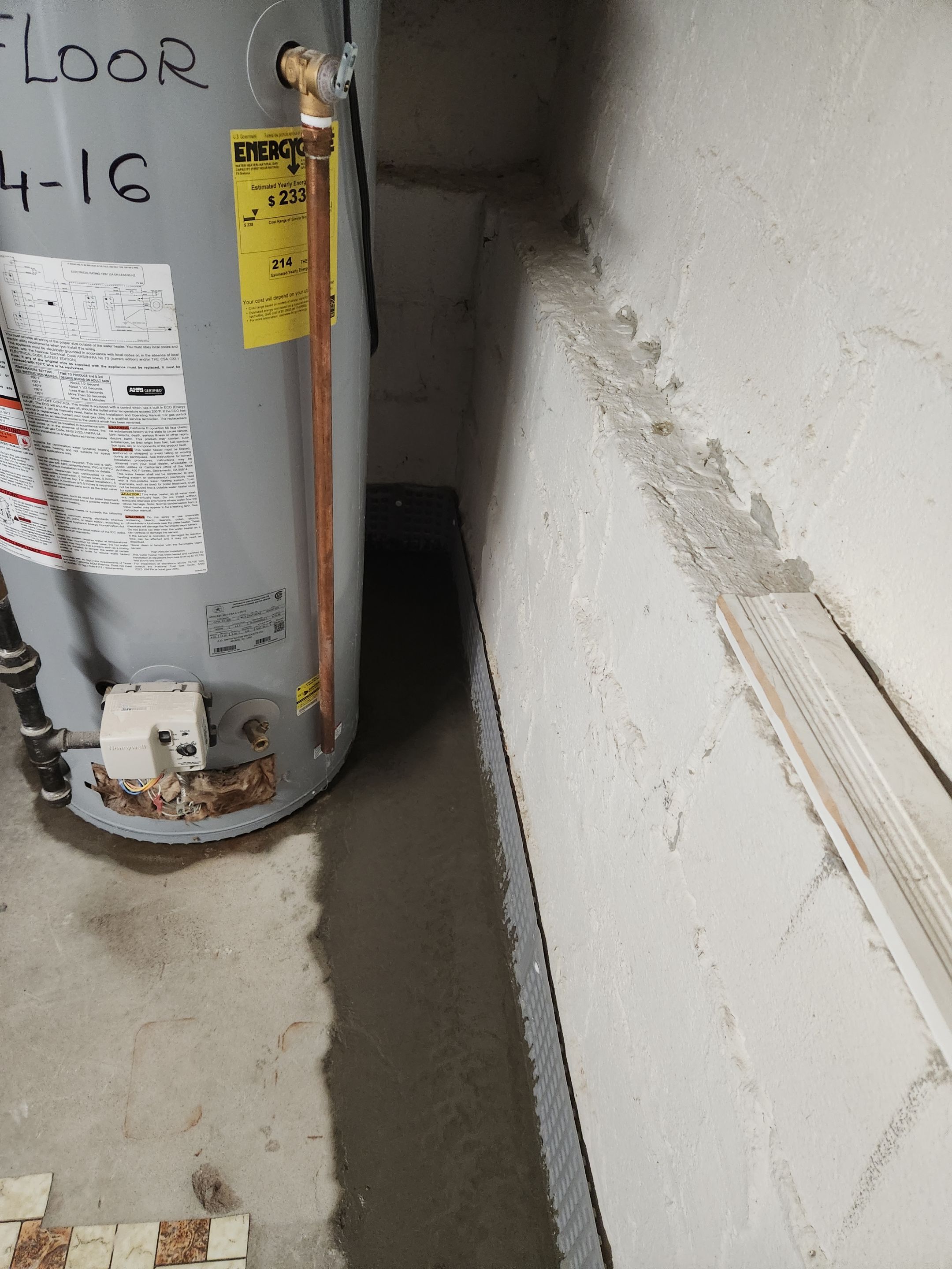 Interior French Drain Kearny NJ by Pure Service Pro, LLC 