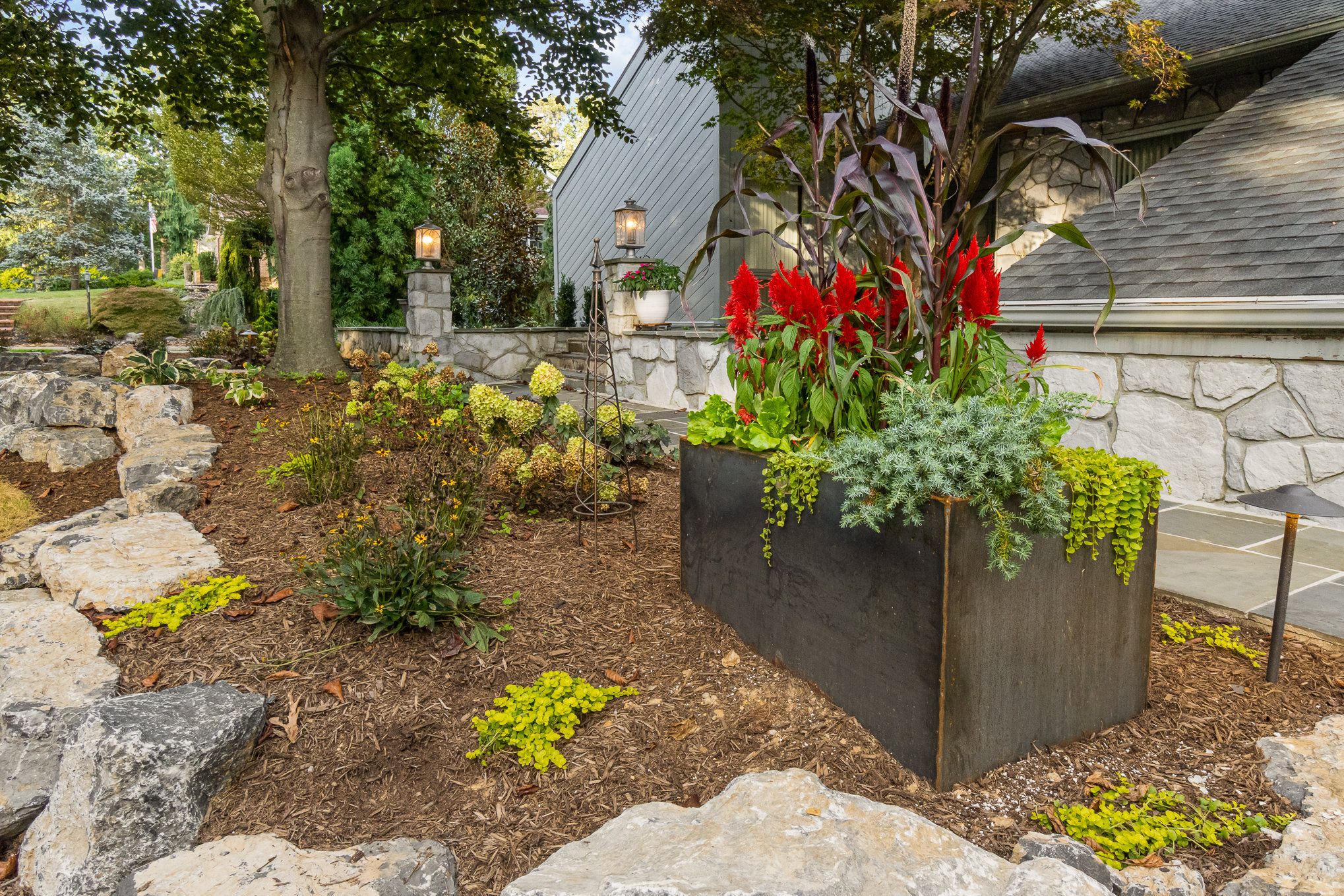 Penn National Project by Potted Luck Landscape