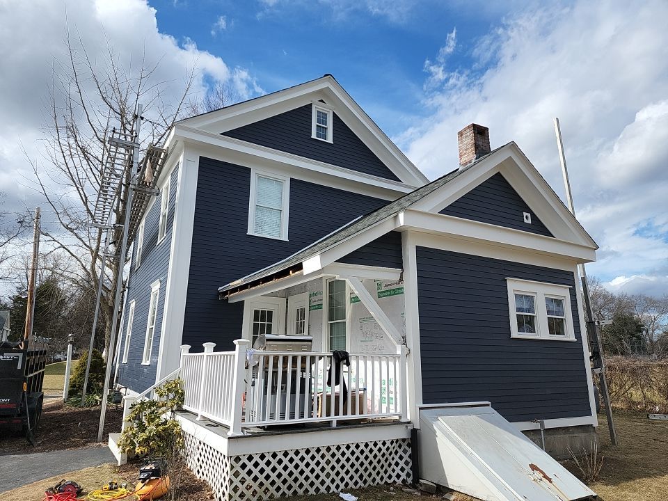 Siding Installation using James Hardie by UBrothers Construction